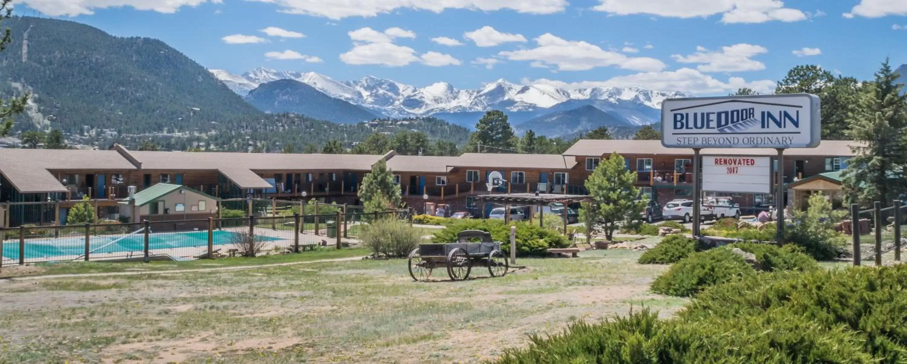 Property building in Blue Door Inn Property building in Blue Door Inn