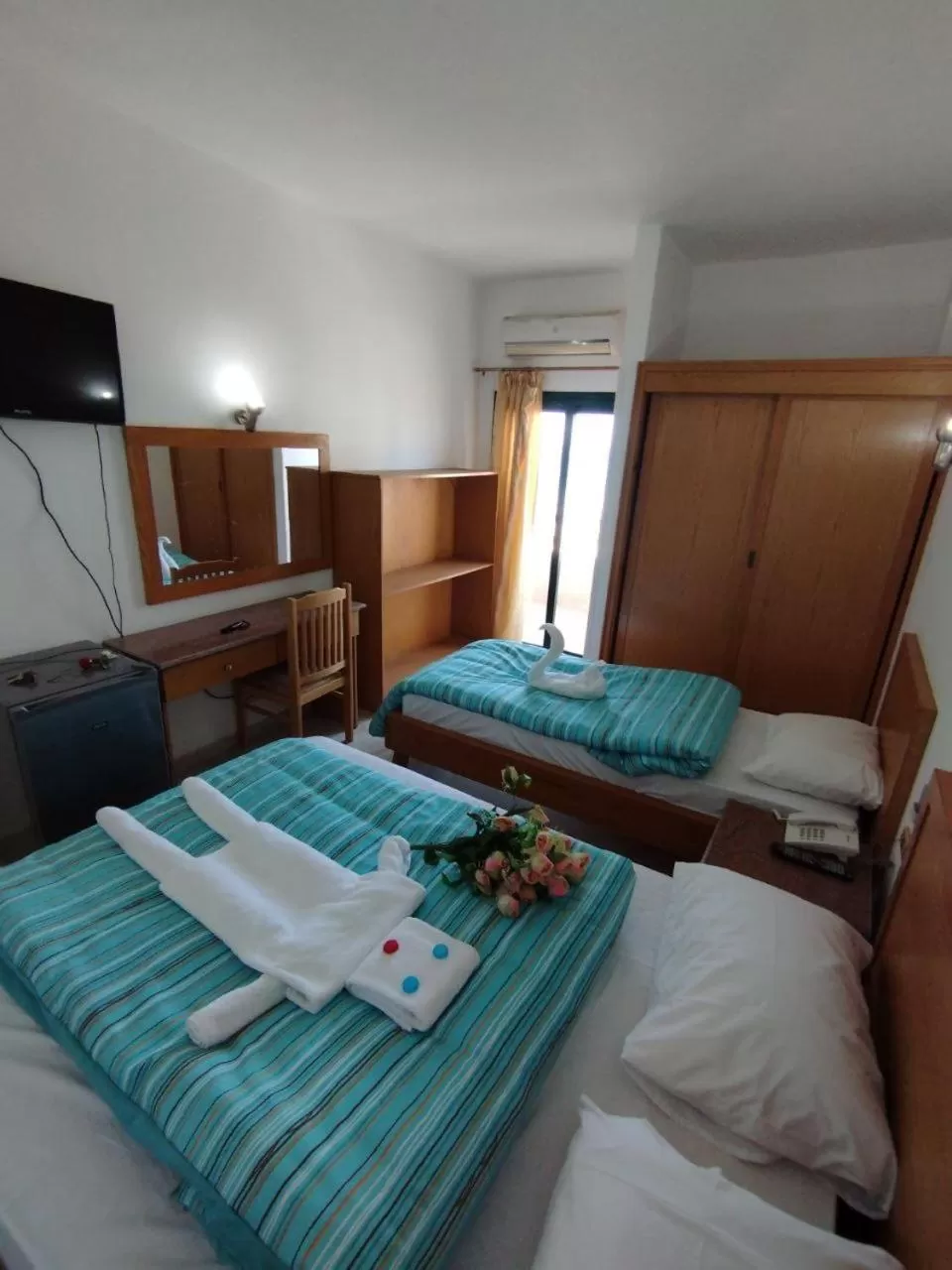 Bed in Sea View Hotel