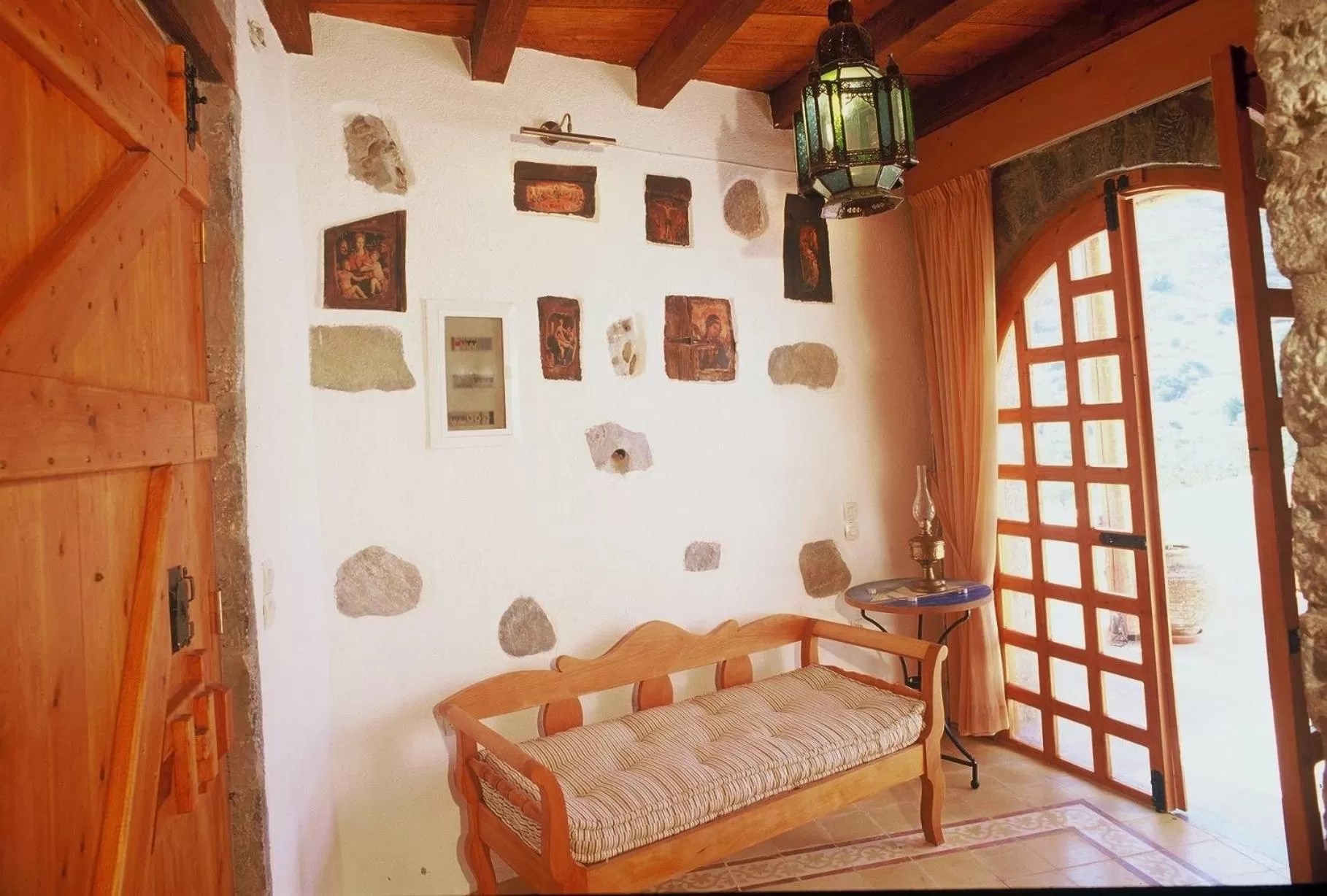 Seating Area in The Traditional Homes of Crete