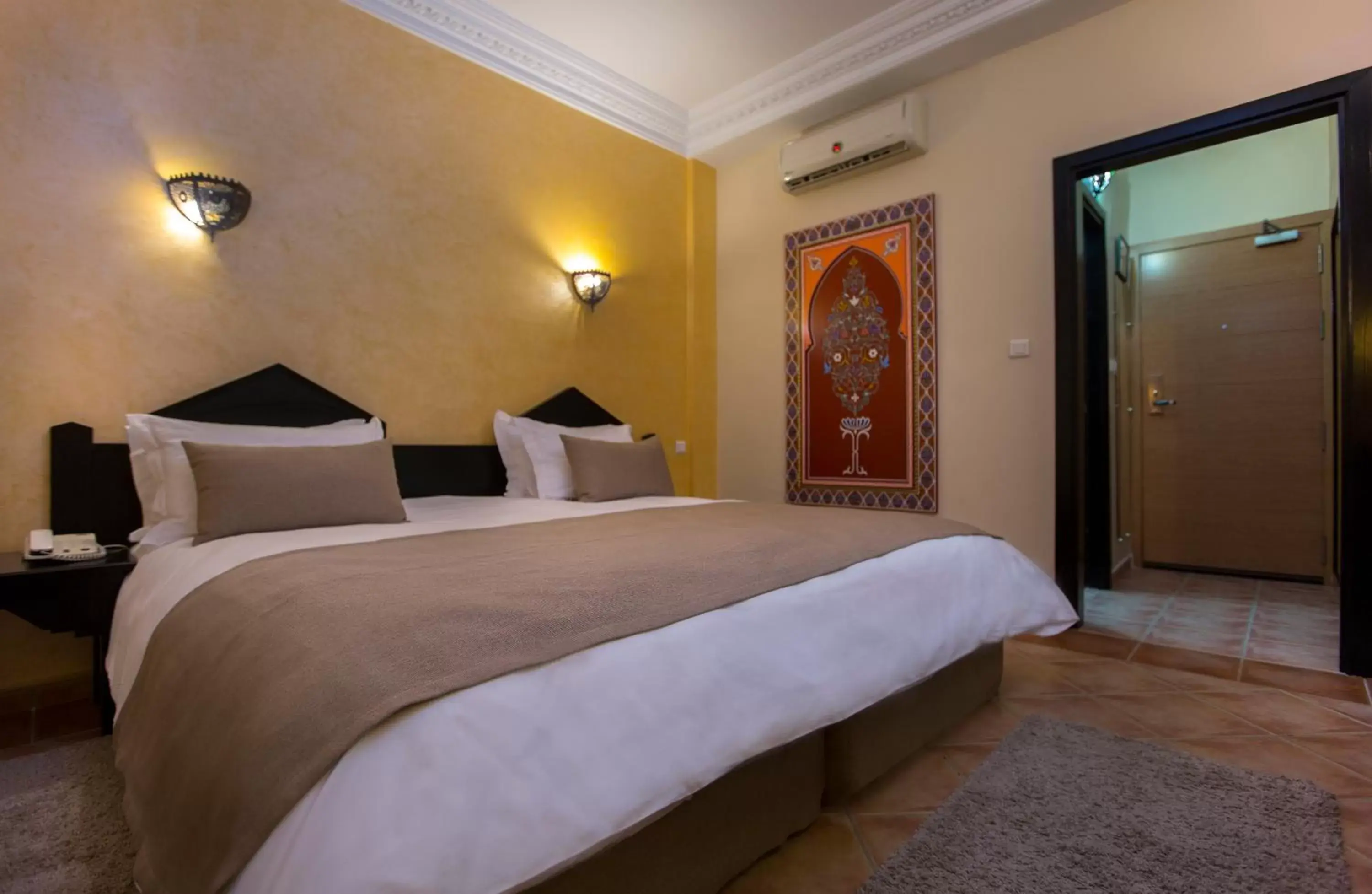 Bedroom, Bed in Atlantic Hotel Agadir