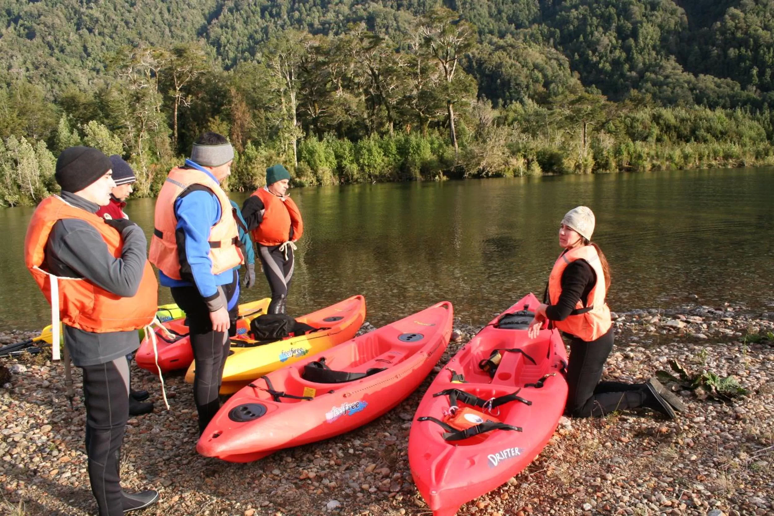 Canoeing in Posada Queulat