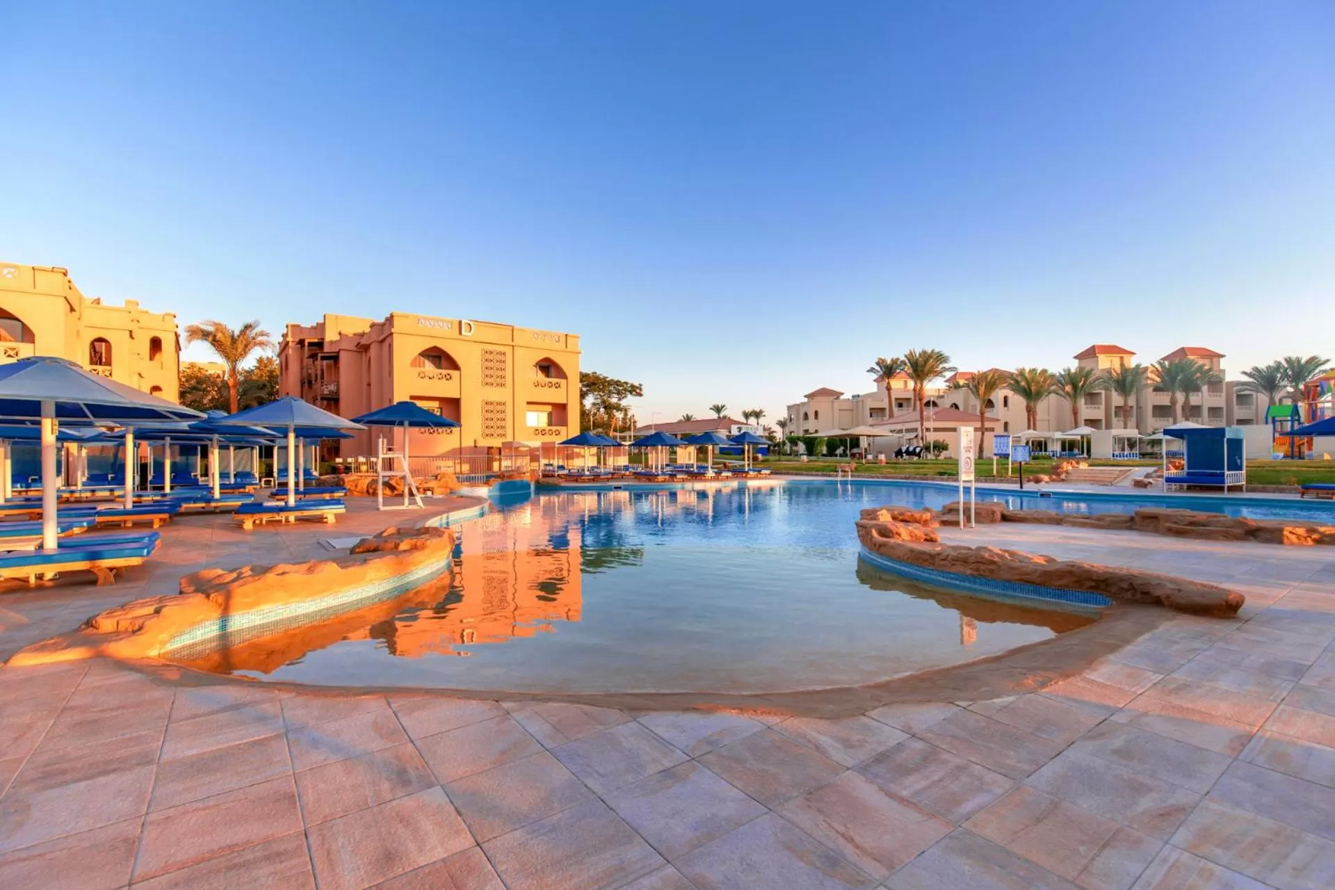 Swimming pool in Pickalbatros Aqua Park Resort - Hurghada