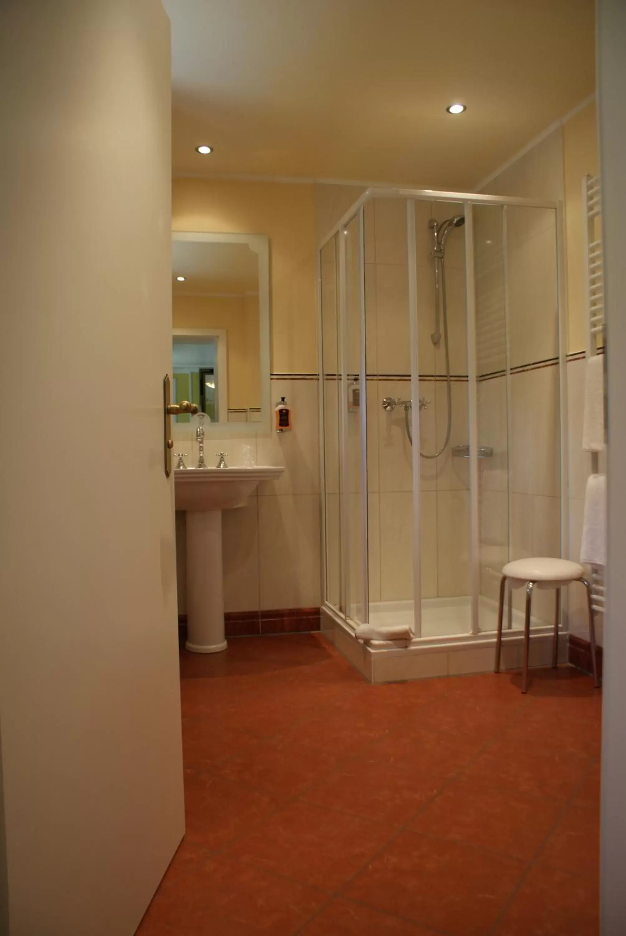 Shower, Bathroom in Château de Pourtalès