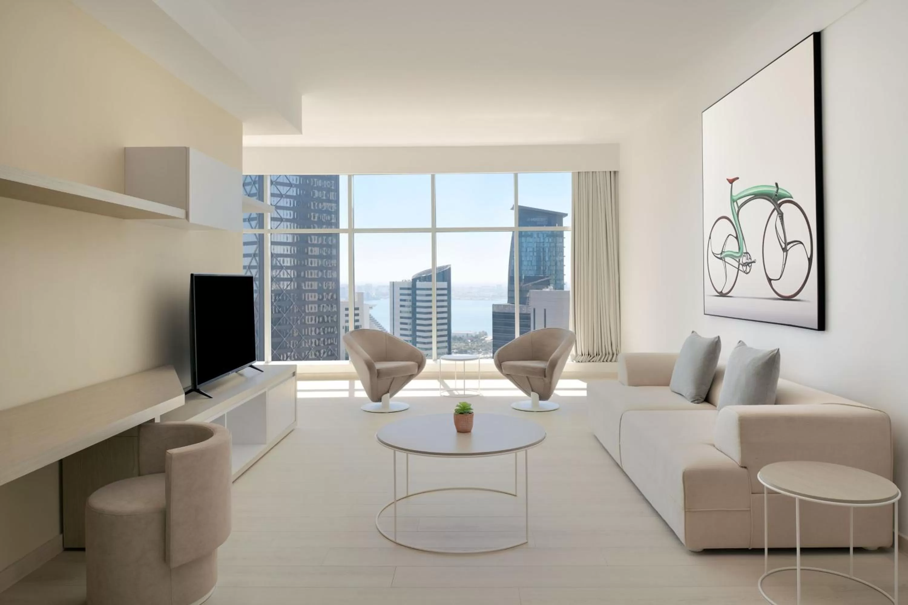 Bedroom in Element by Westin West Bay Doha