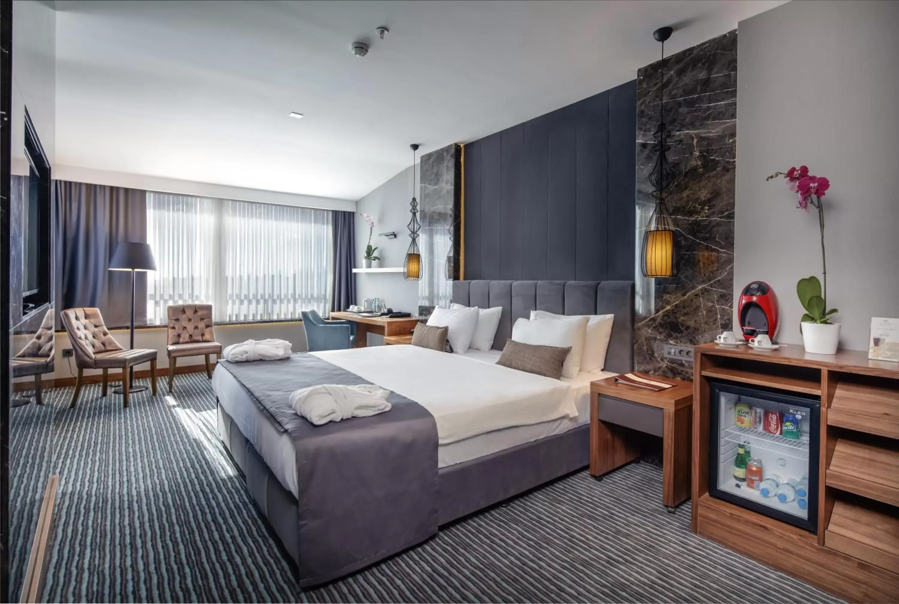 City view, Bed in Volley Hotel Istanbul City view, Bed in Volley Hotel Istanbul