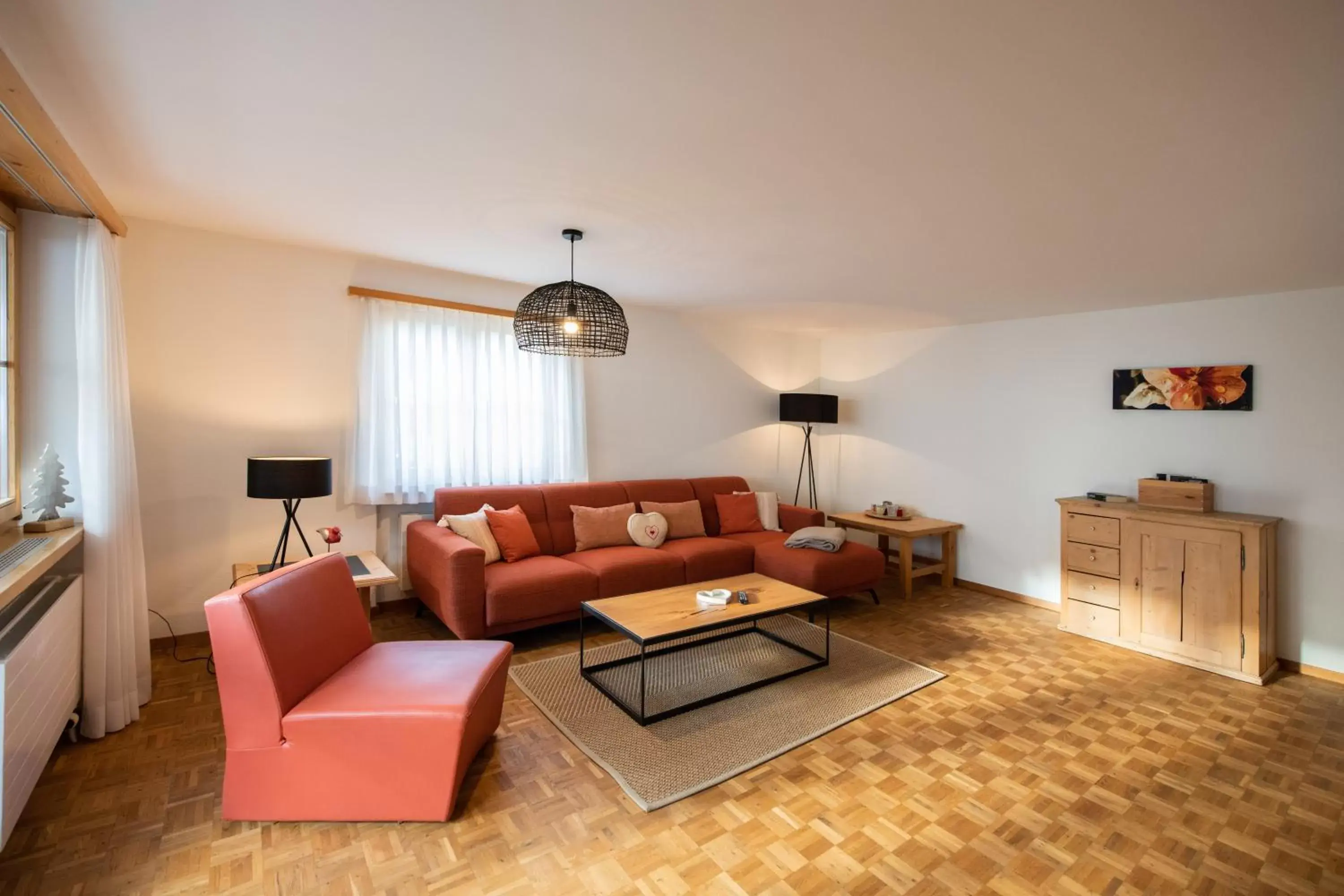 Living room, Seating Area in Sport-Lodge Klosters