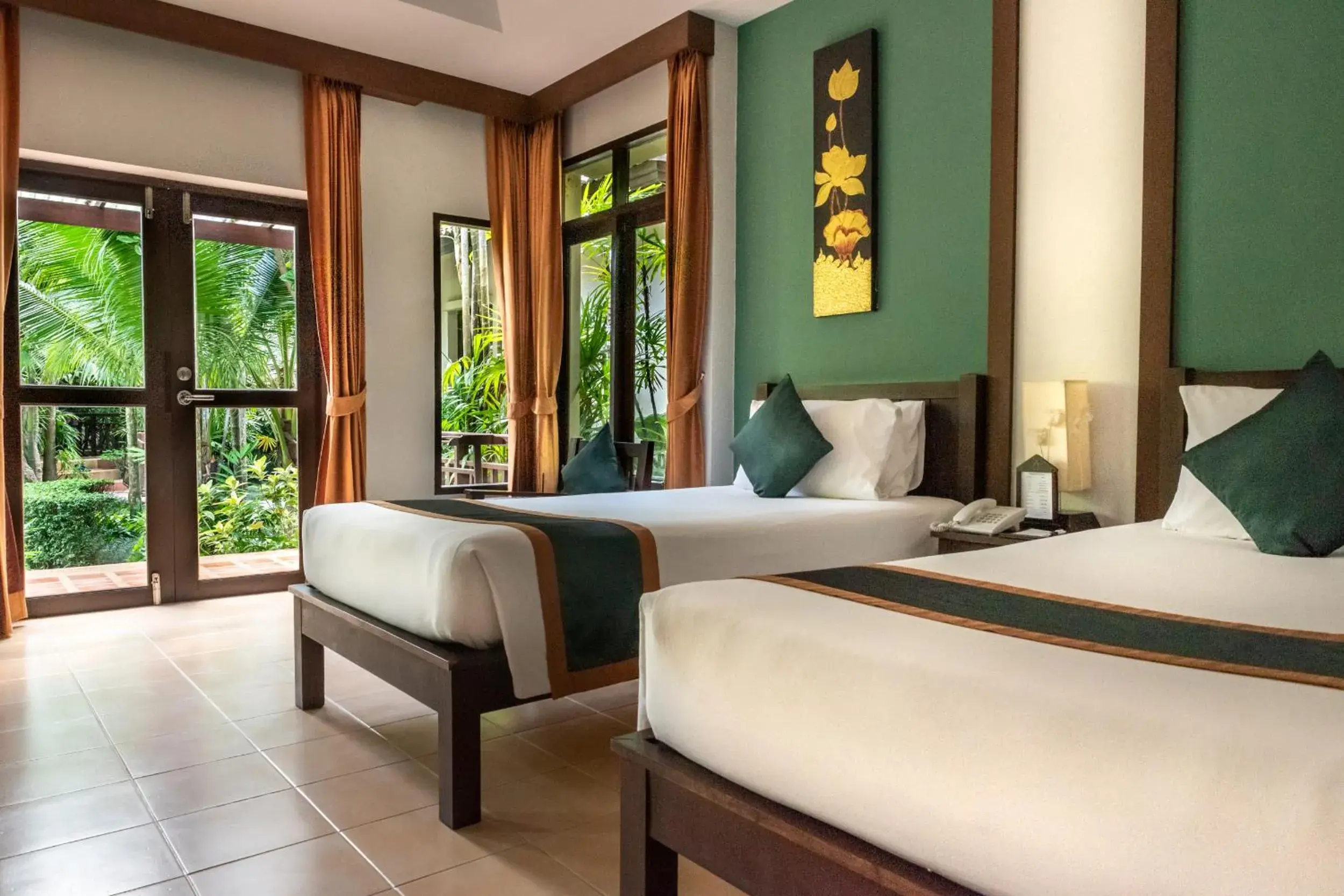 Garden, Bed in Baan Chaweng Beach Resort & Spa - SHA Extra Plus