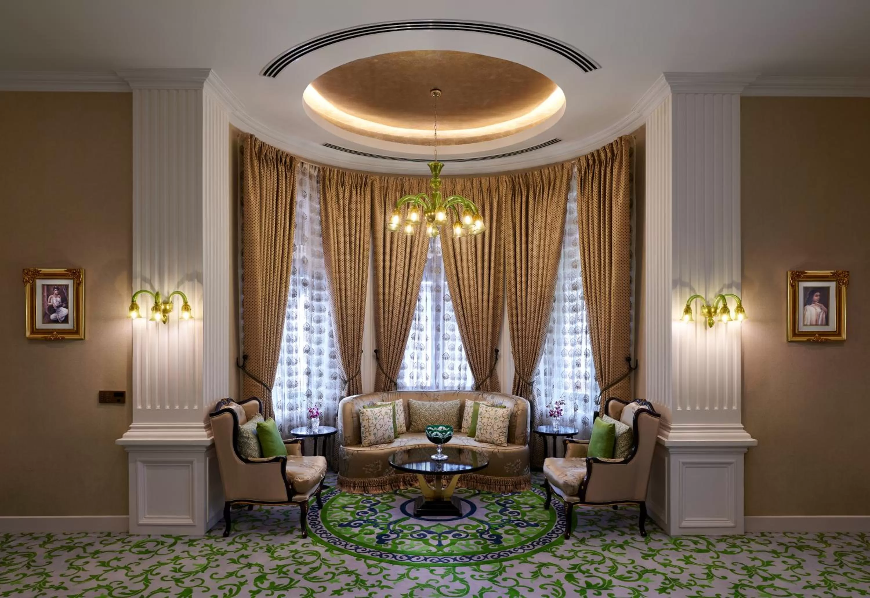 Seating area in The Leela Kovalam, A Raviz Hotel