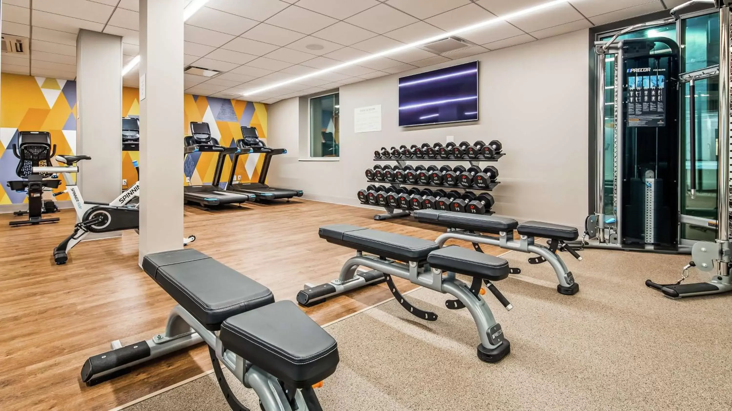 Fitness centre/facilities, Fitness Center/Facilities in The Kingsley Bloomfield Hills - a DoubleTree by Hilton