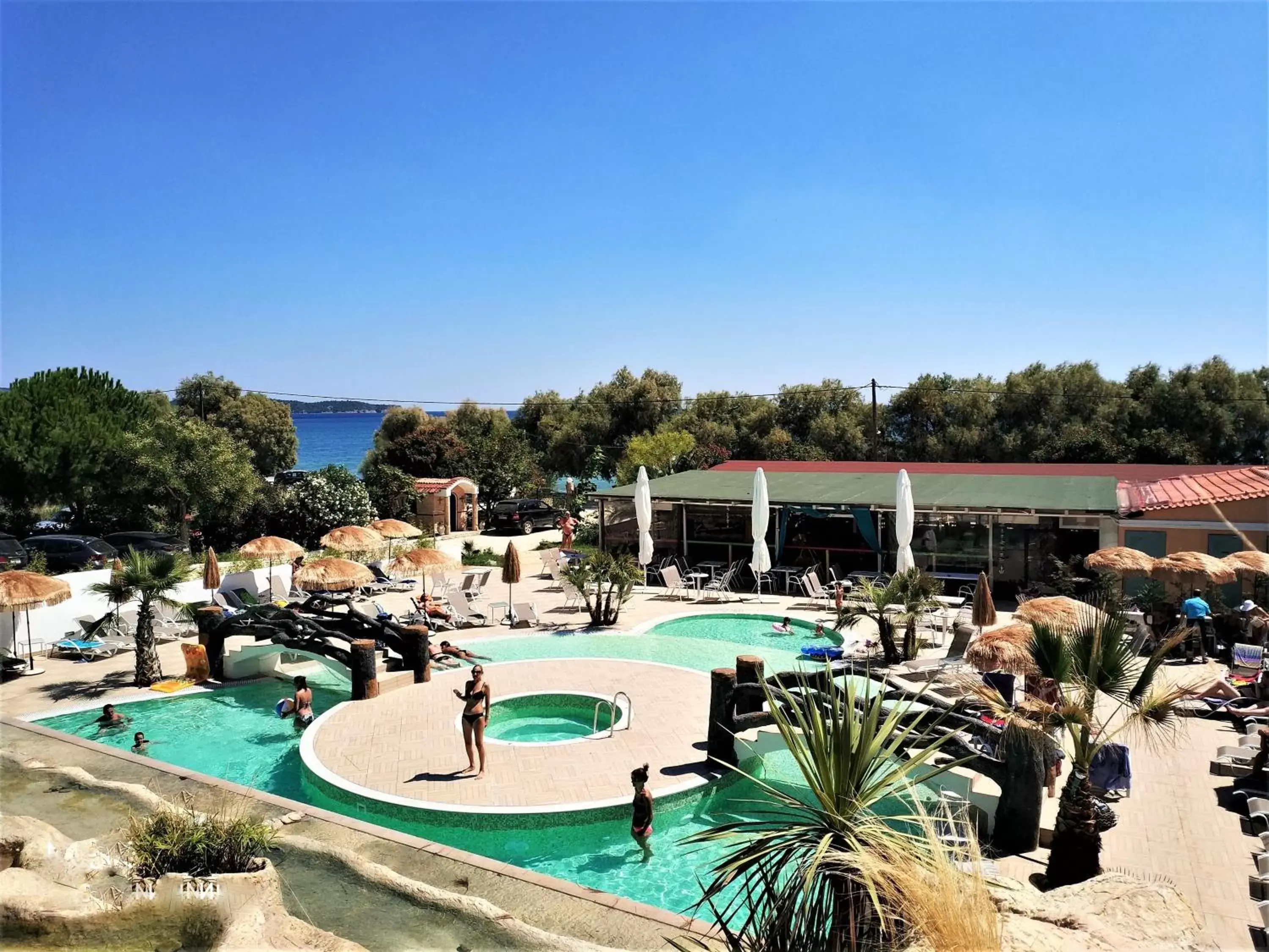 Swimming pool, Pool View in Thassos Hotel Grand Beach