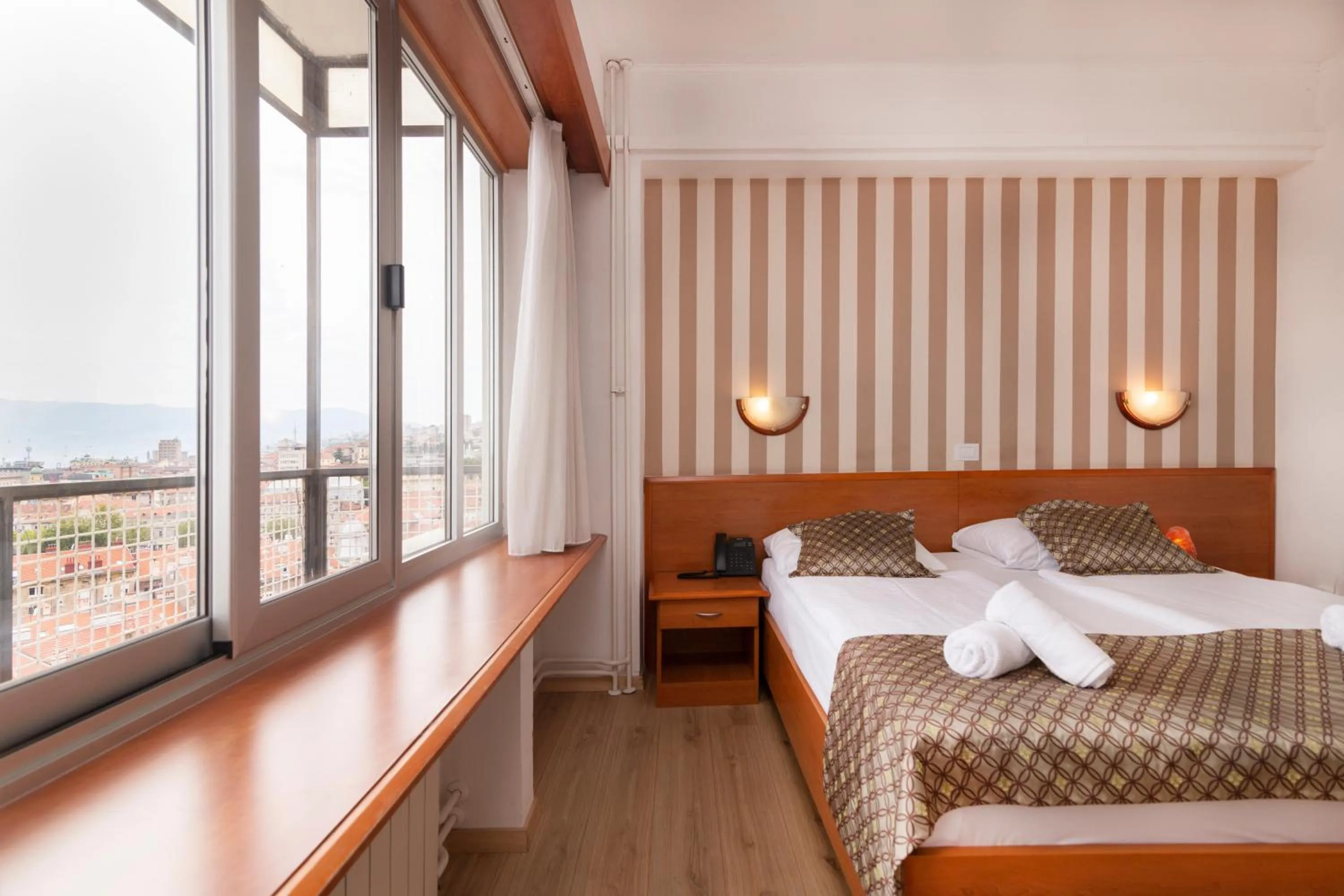 Bed in Hotel Neboder