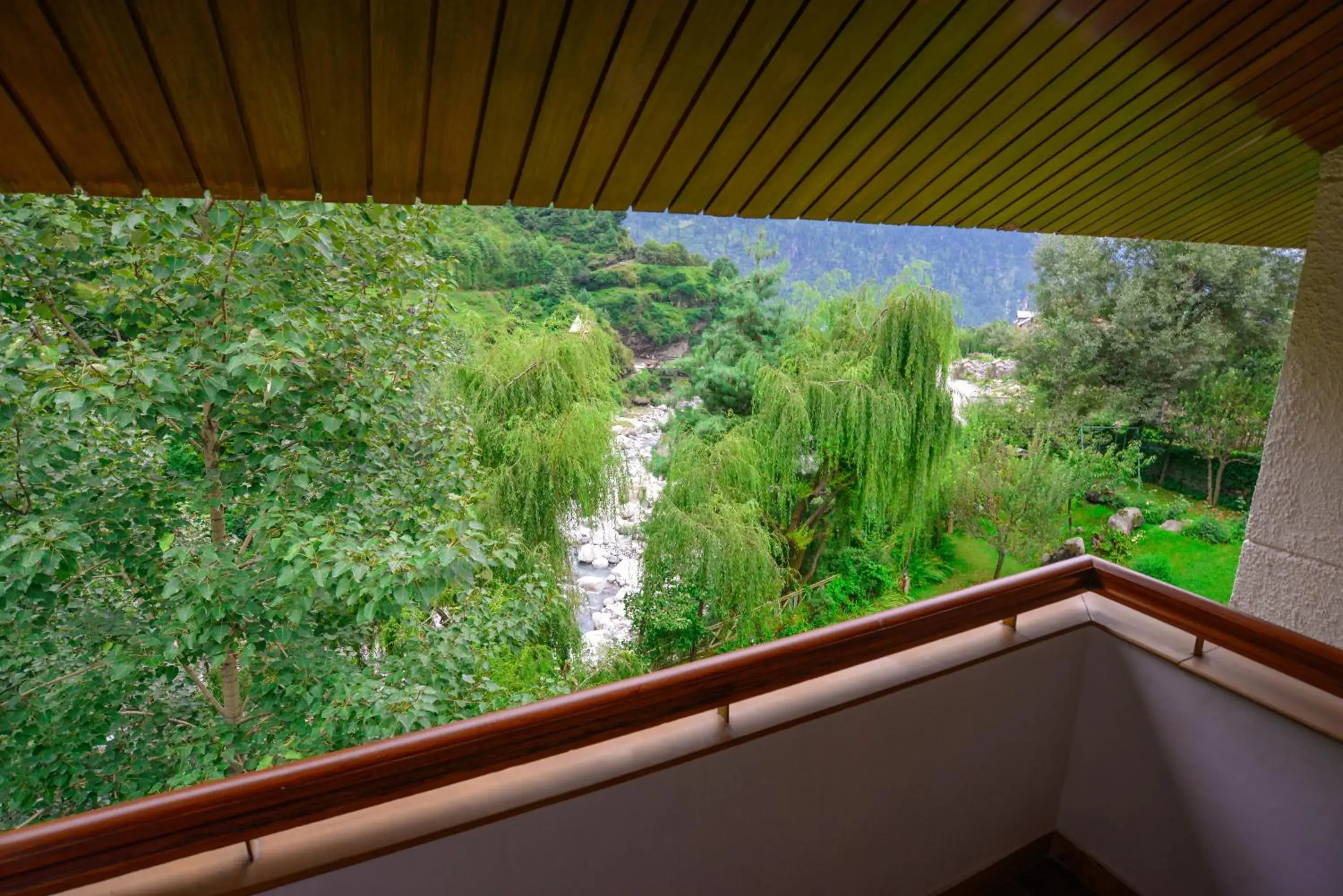 Balcony/Terrace in Solang Valley Resort