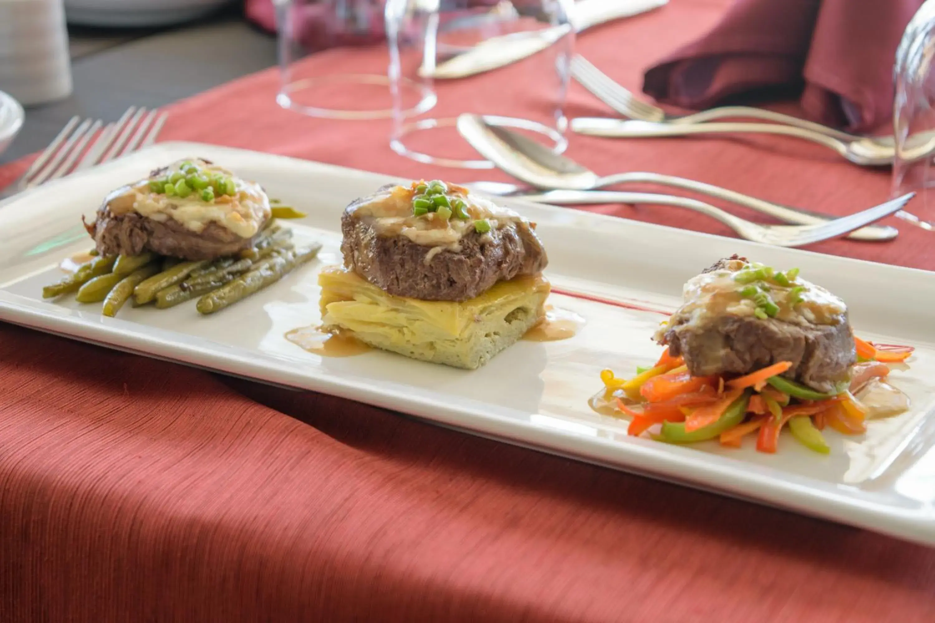 Food close-up in Oasis Porto Grande Food close-up in Oasis Porto Grande