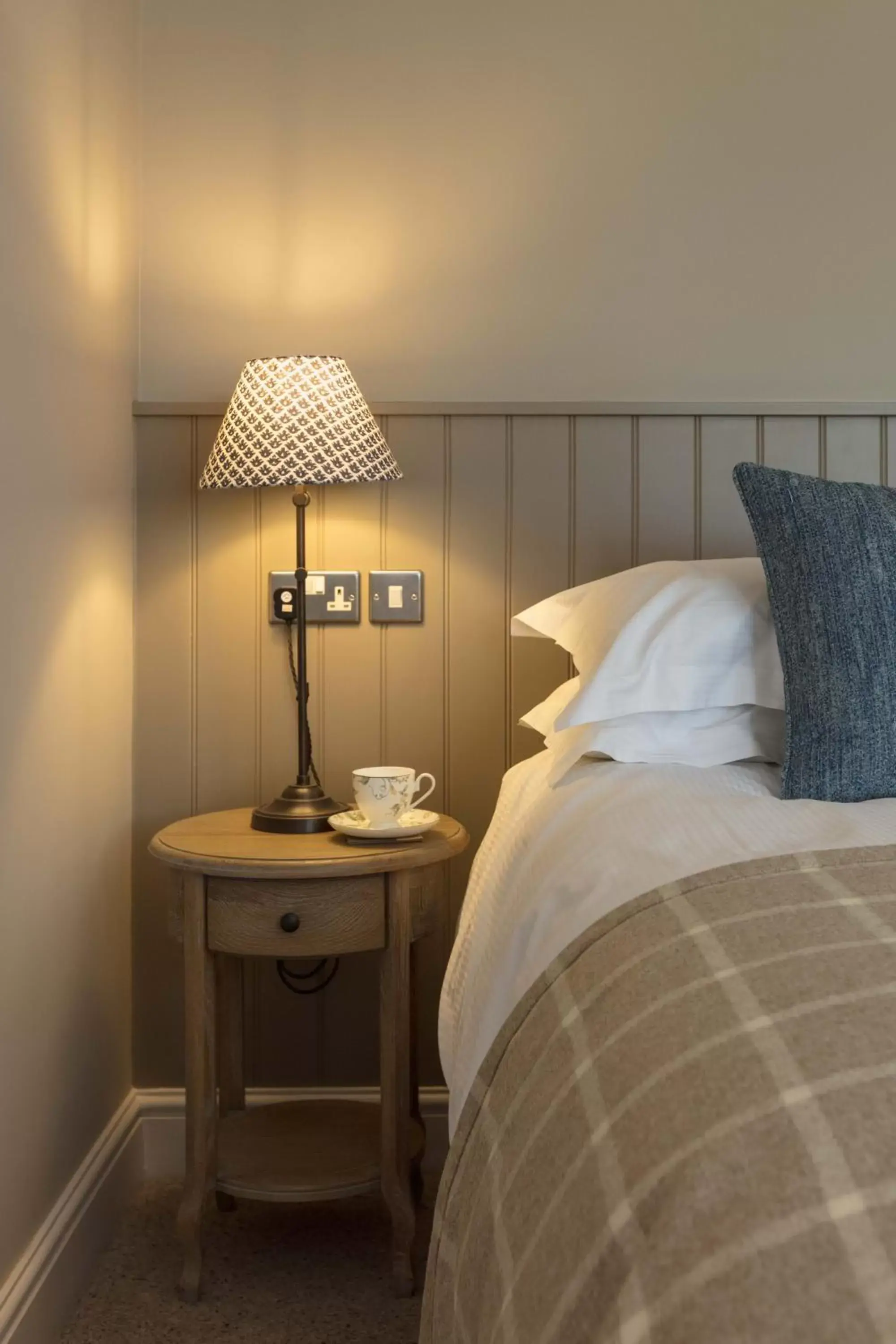 Bed in Farlam Hall Hotel & Restaurant