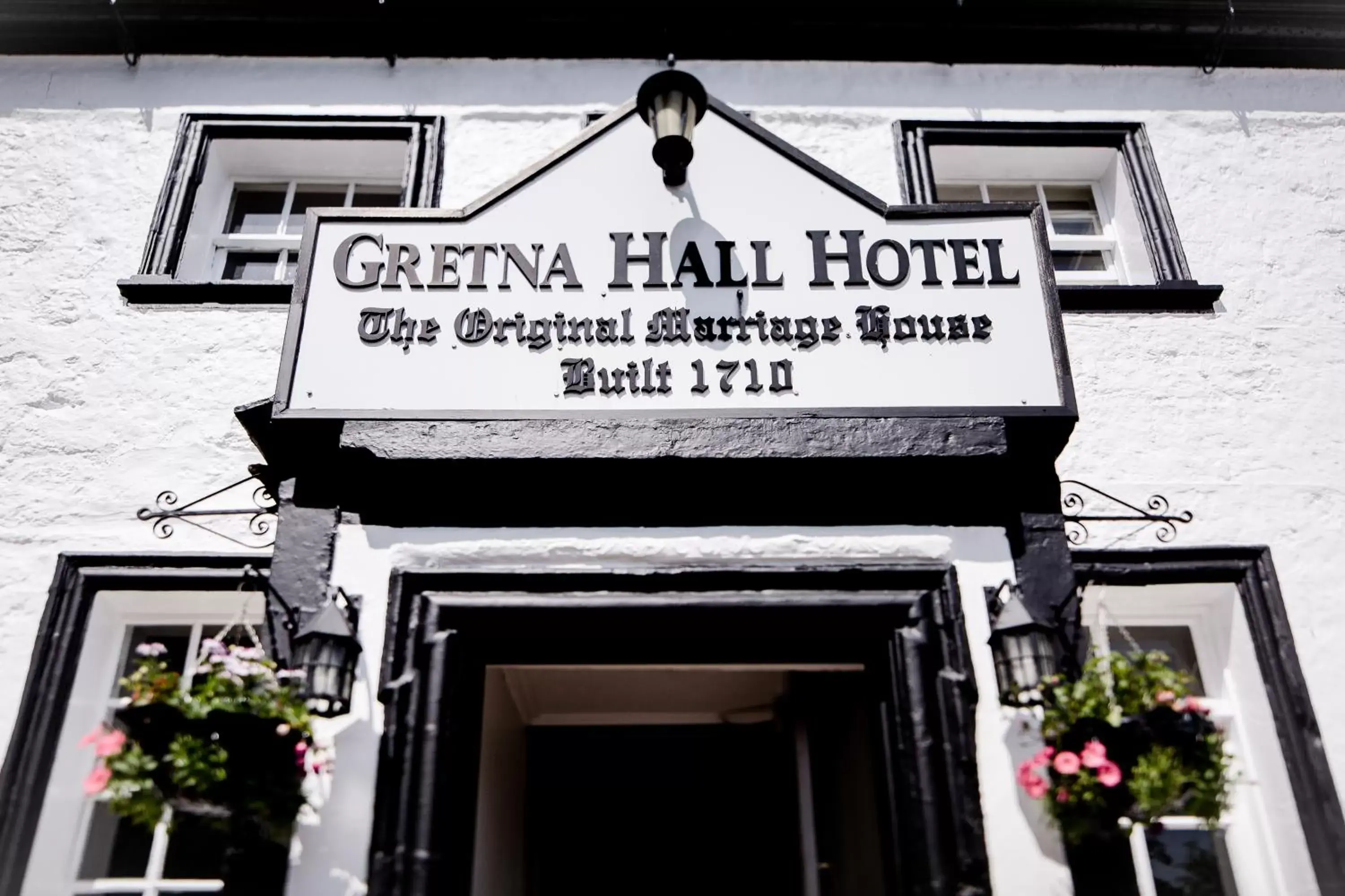 Facade/entrance, Property Building in Gretna Hall Hotel