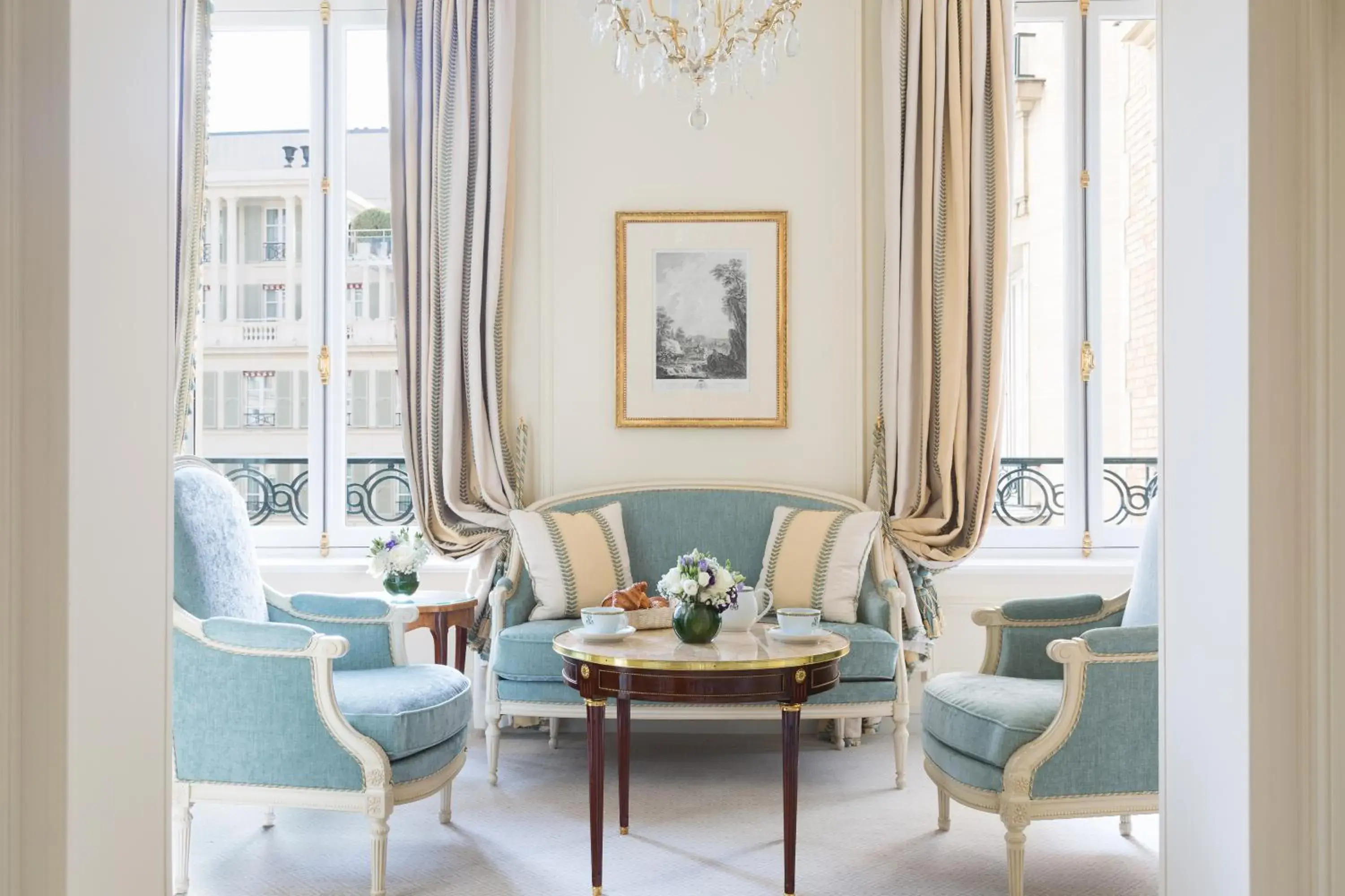 Living room, Seating Area in Le Bristol Paris - an Oetker Collection Hotel