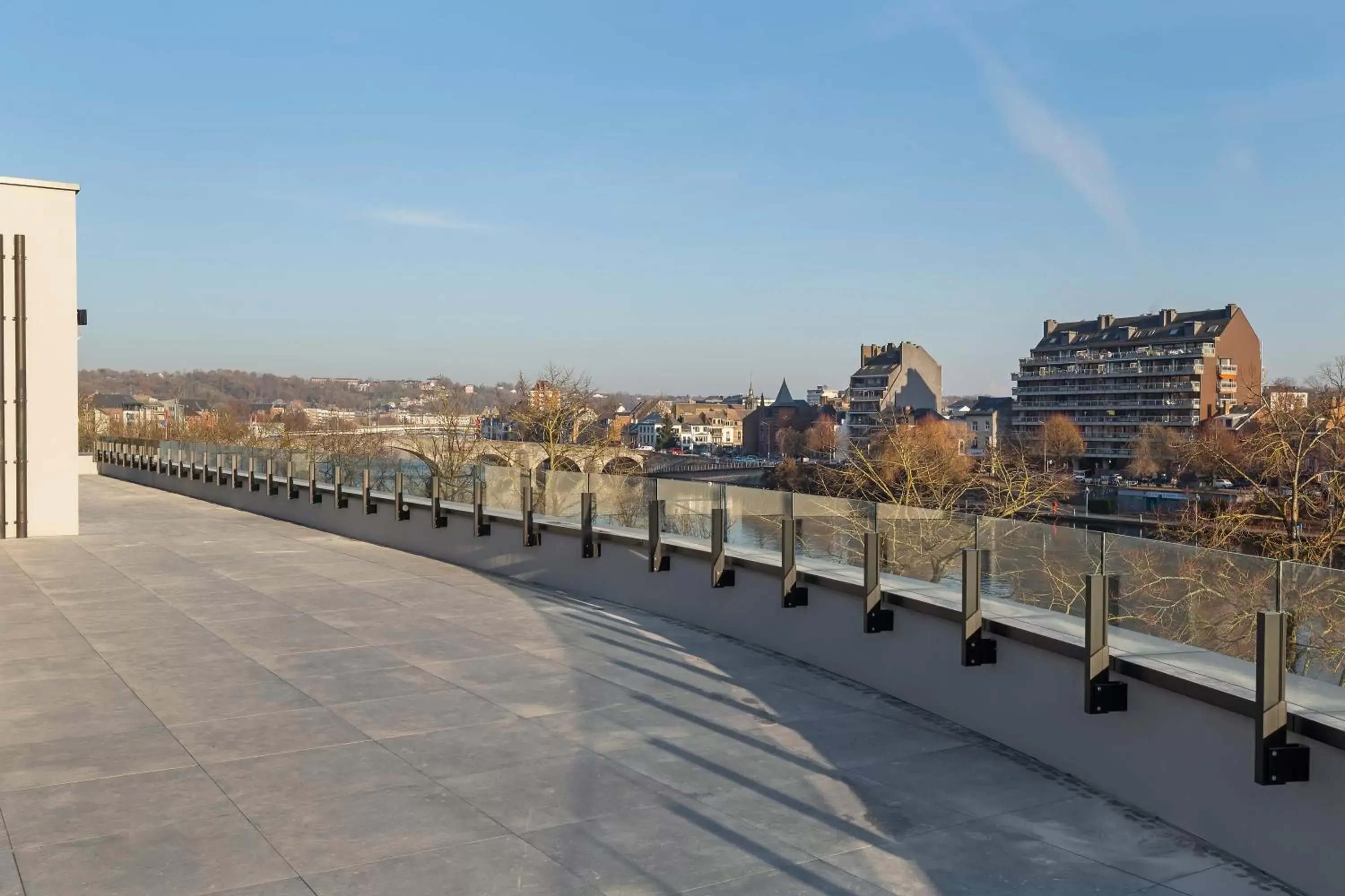 Patio in Mercure Namur Hotel