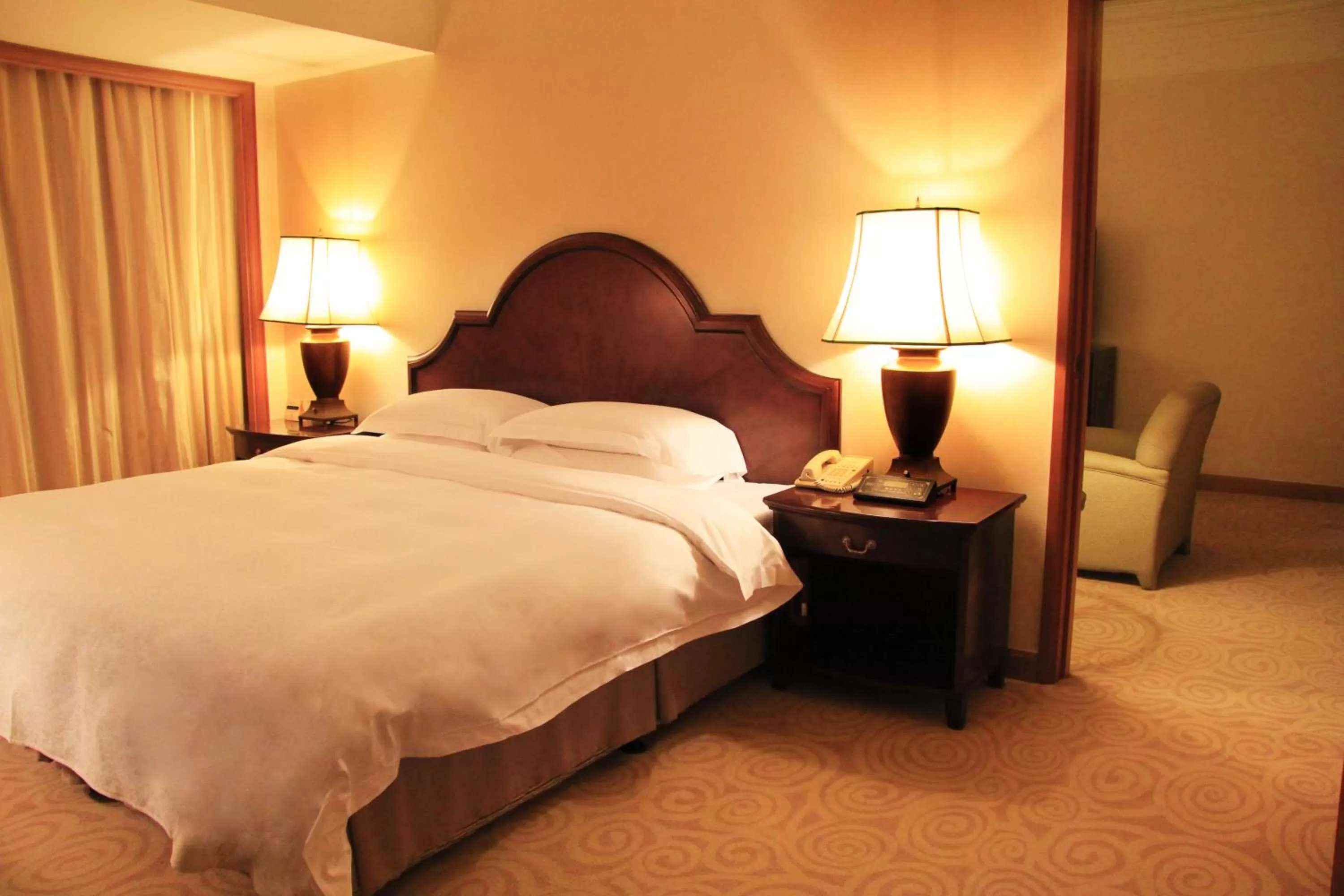 Photo of the whole room, Bed in The Presidential Beijing