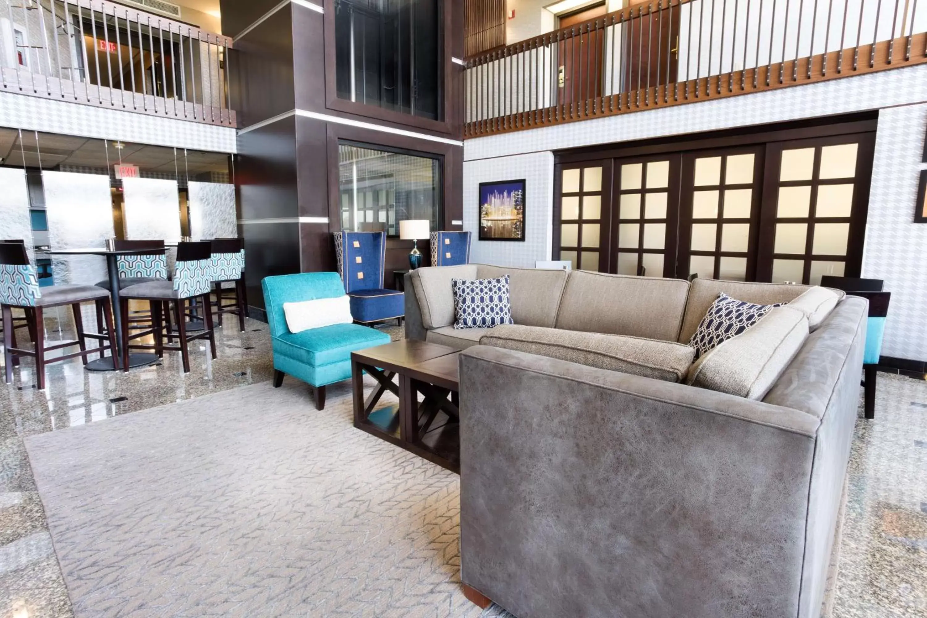 Lobby or reception in Drury Inn & Suites Kansas City Airport