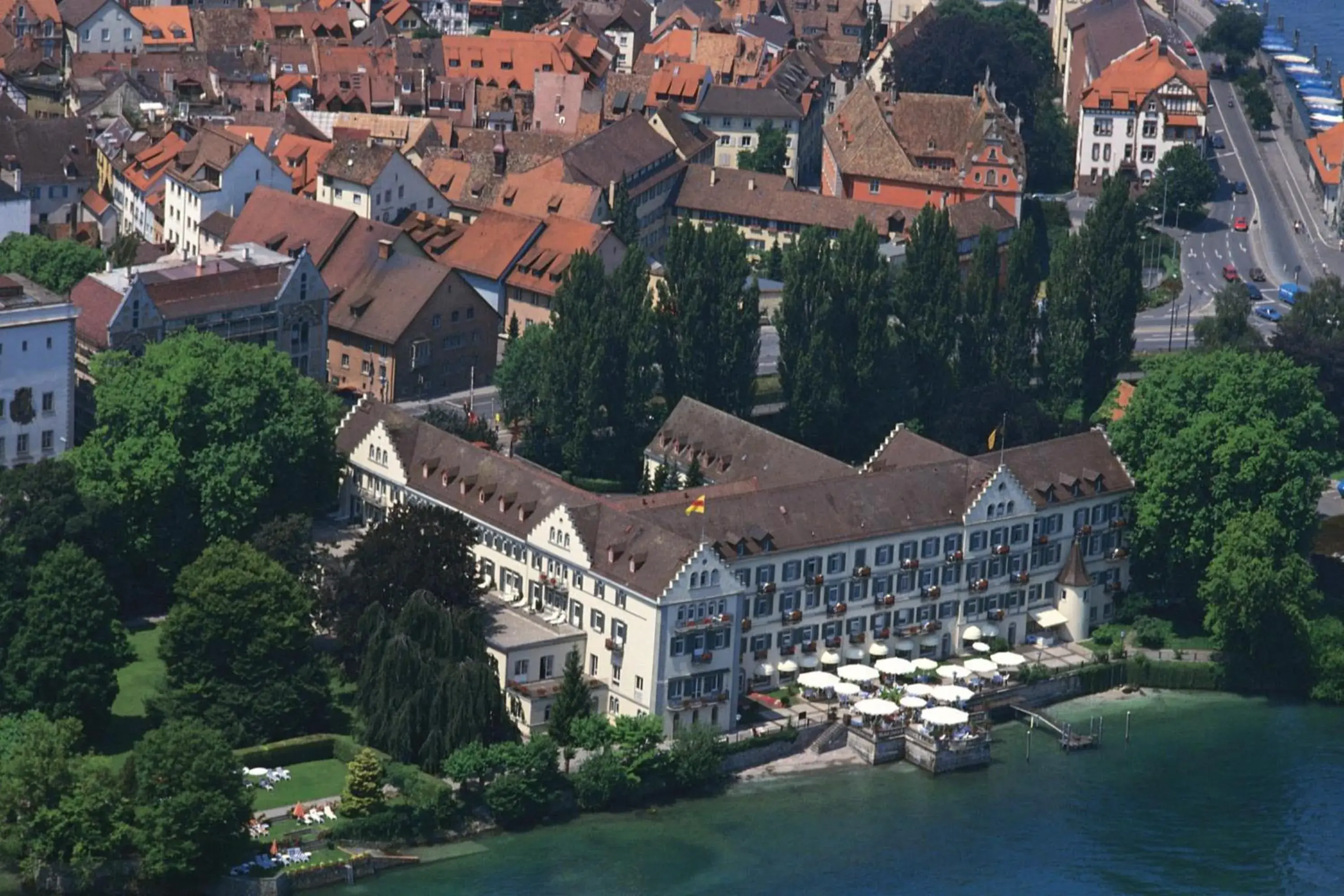 Day, Bird's-eye View in Steigenberger Inselhotel