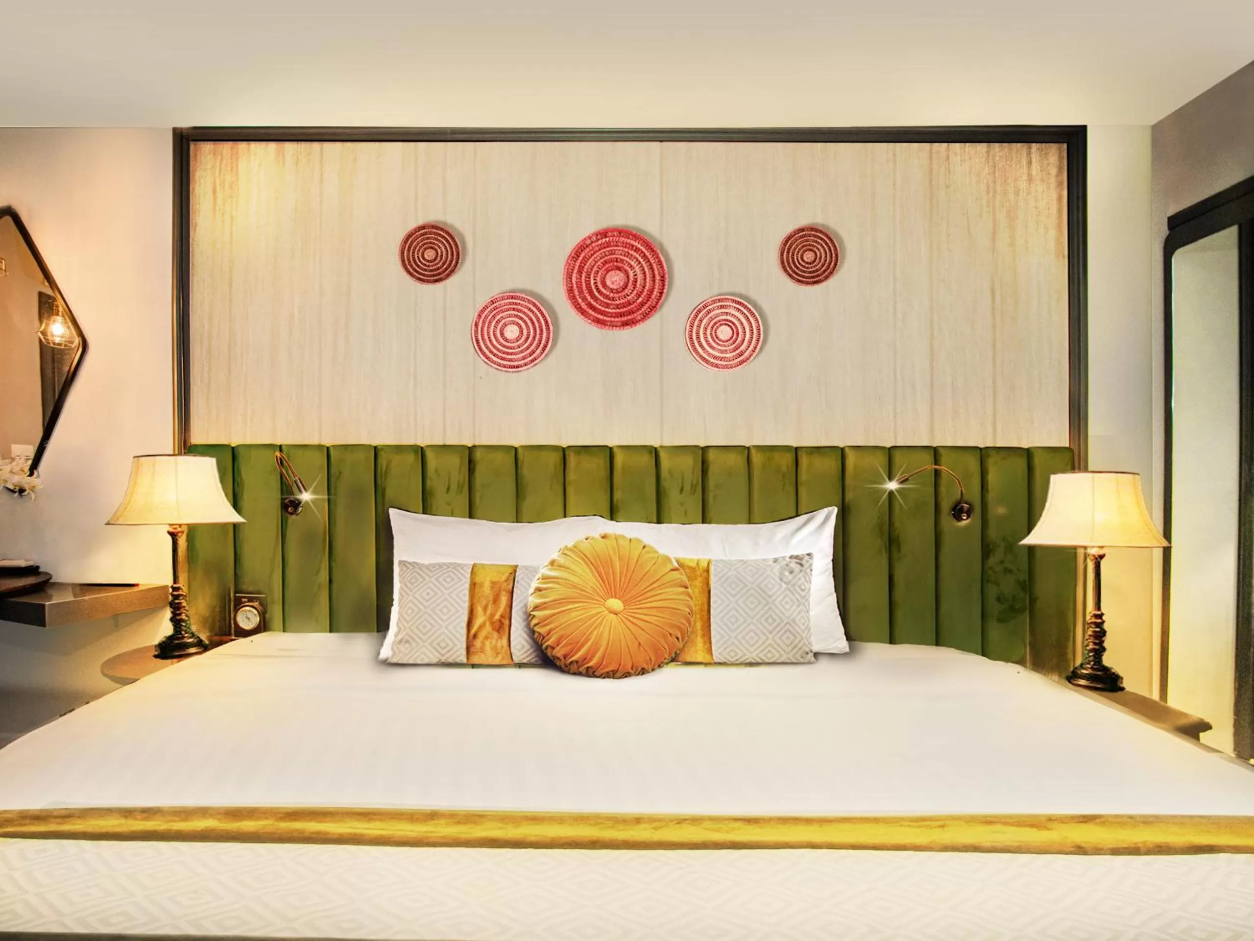 Bedroom, Bed in Hanoi Center Silk Hotel & Travel