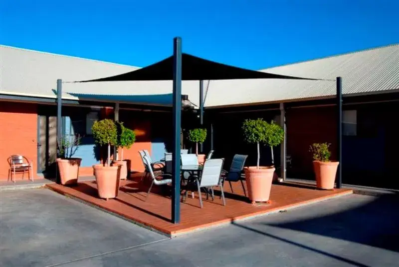 Patio in Albert Motel