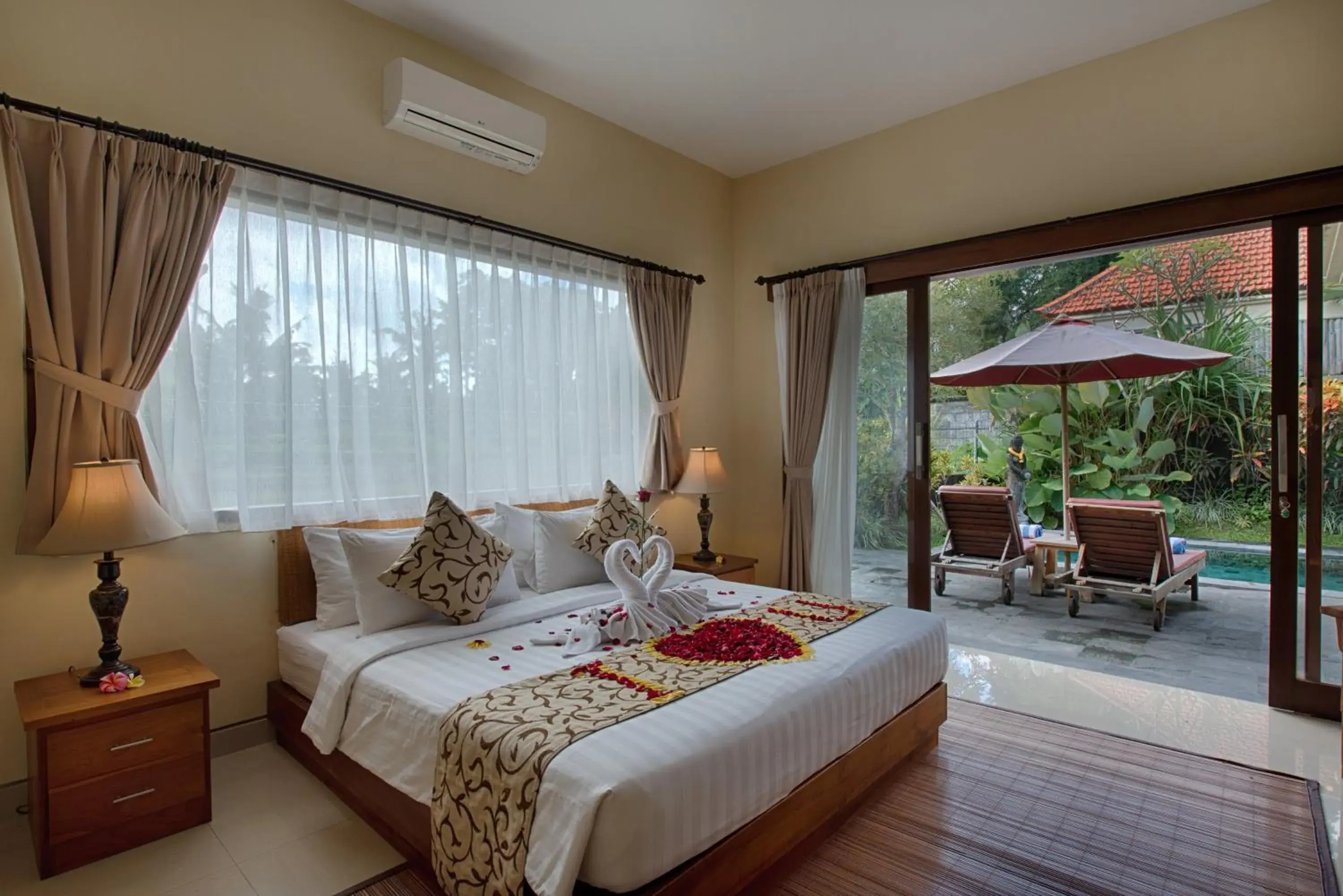 Bedroom in Kadiga Villas Ubud