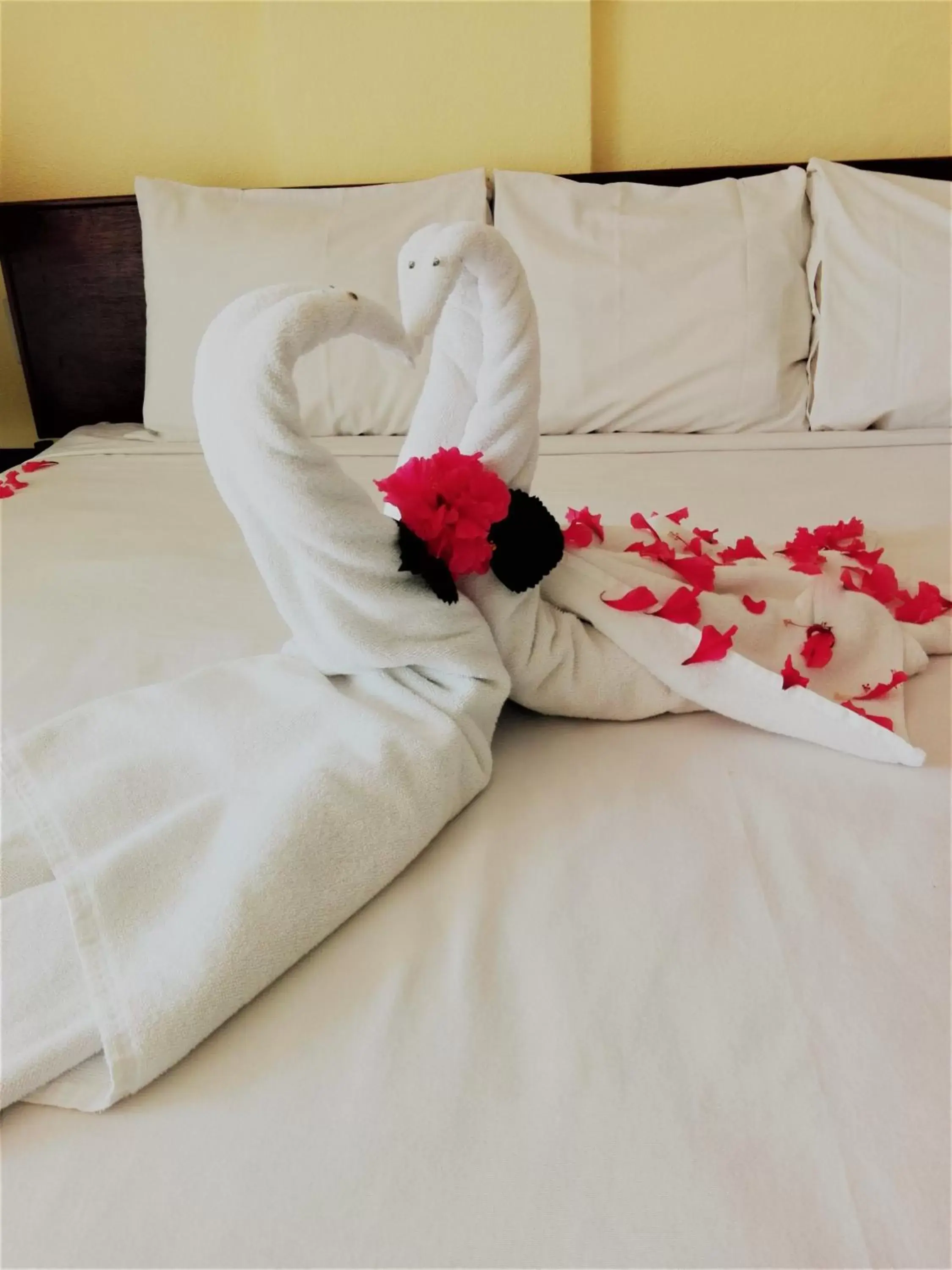 Decorative detail, Bed in Hotel Zihua Caracol