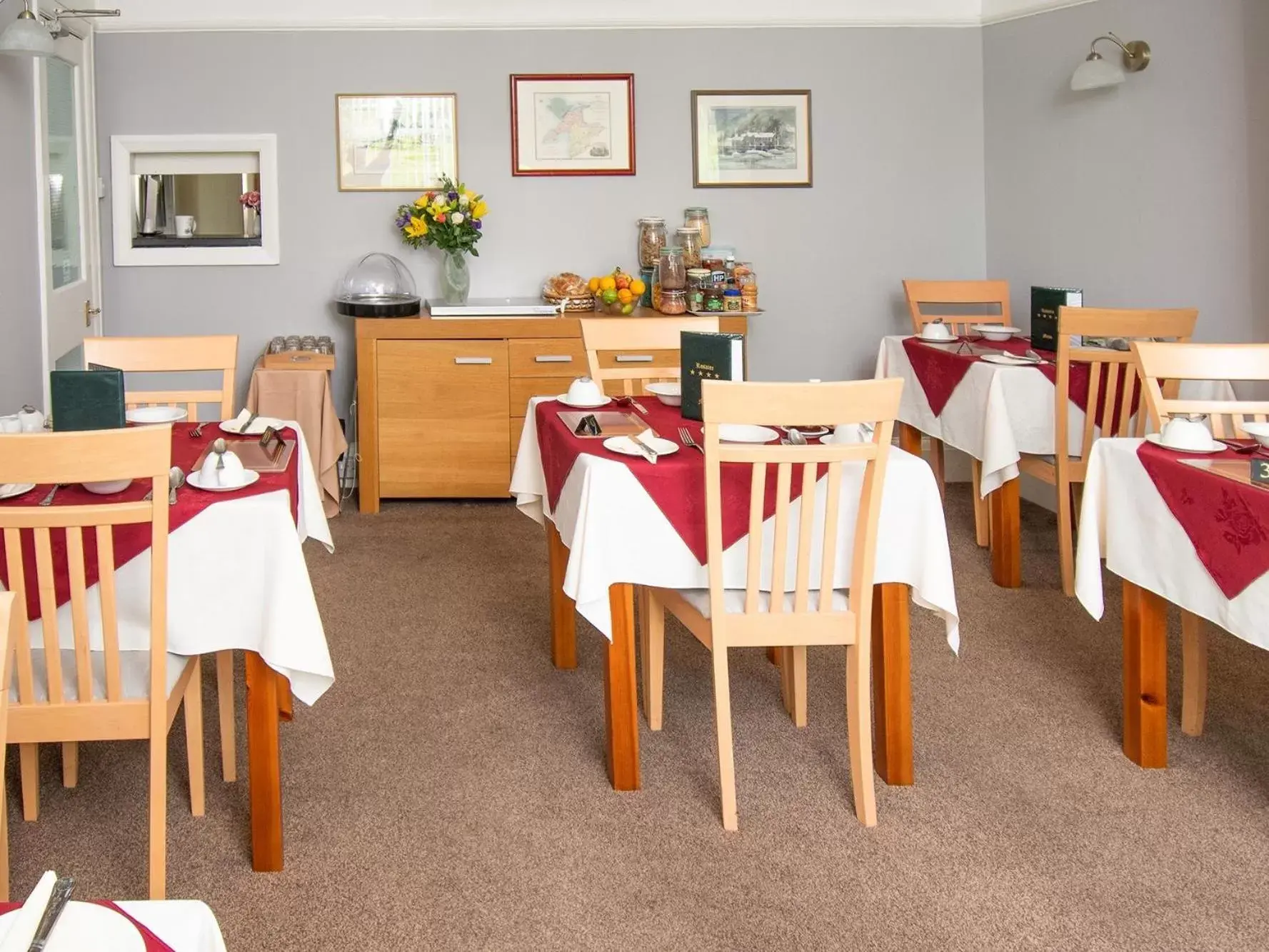 Dining area, Restaurant/Places to Eat in Rosaire Guest House