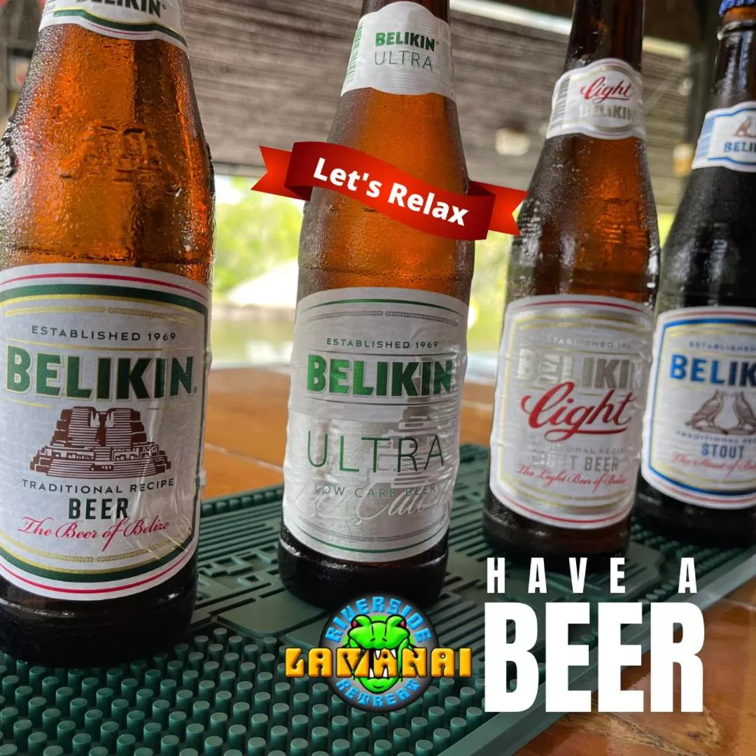 Lounge or bar in Lamanai Riverside Retreat