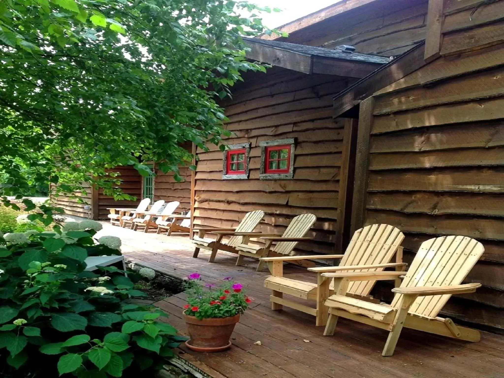 Patio in Finger Lakes Lodging