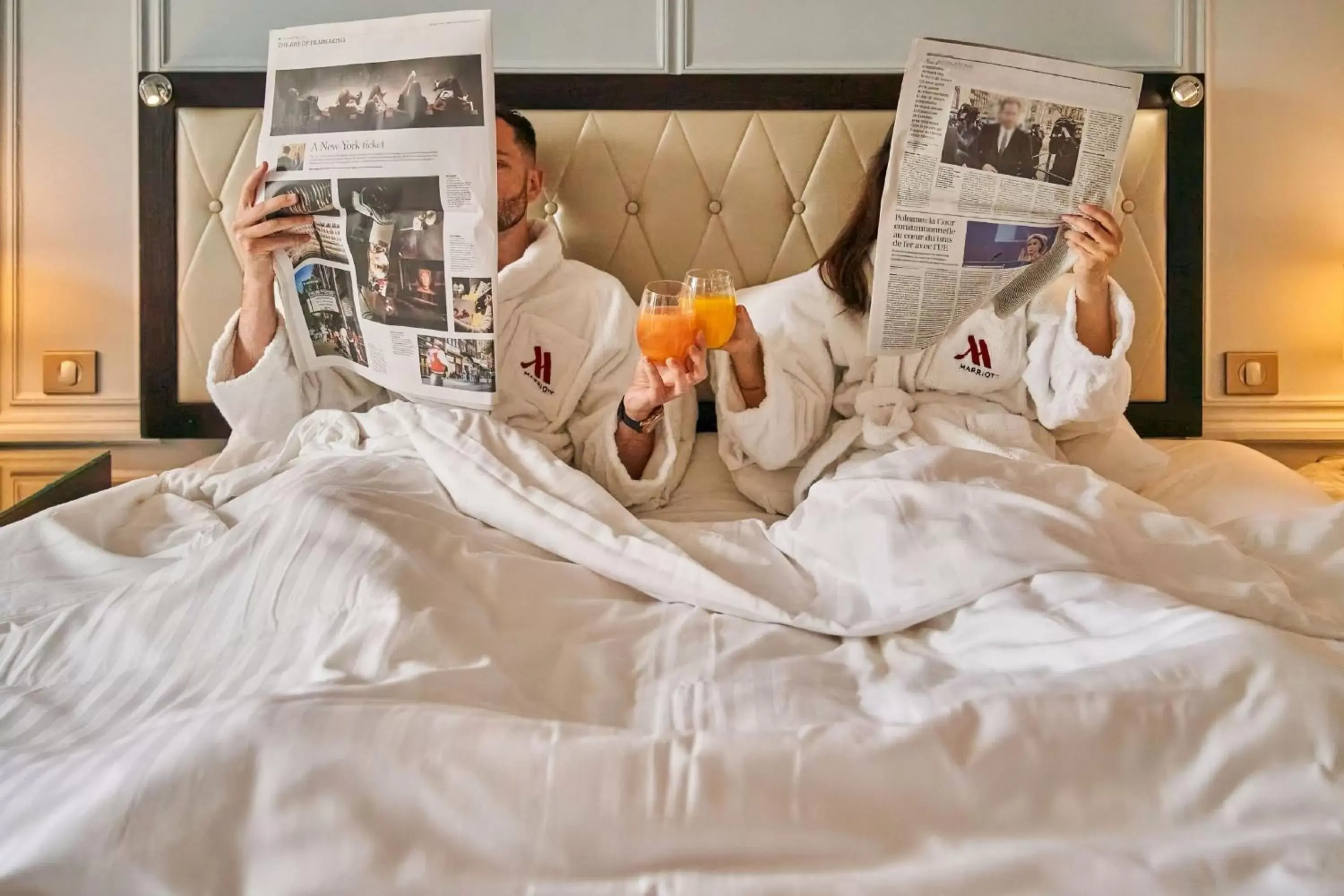 Other, Bed in Paris Marriott Opera Ambassador Hotel
