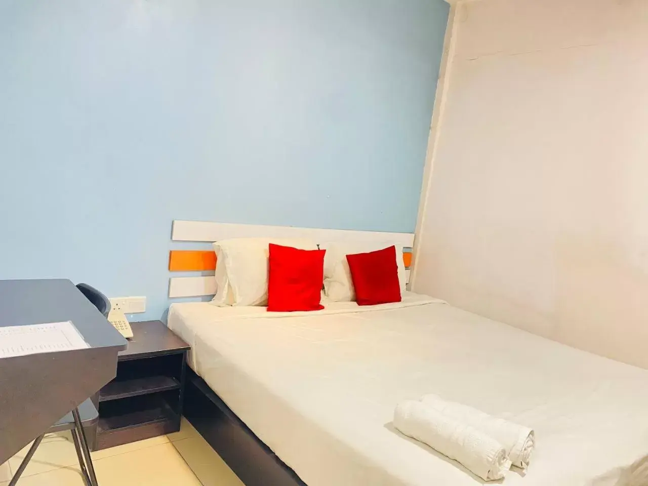 Photo of the whole room, Bed in Orange Hotel Segamat Photo of the whole room, Bed in Orange Hotel Segamat