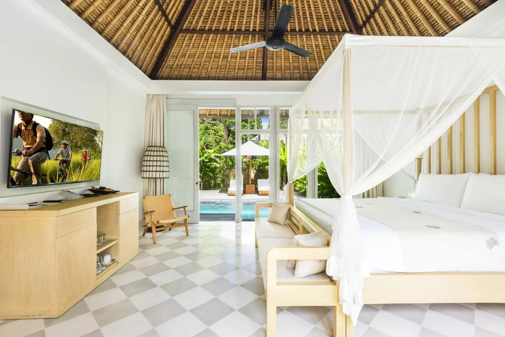 Photo of the whole room, Bed in COMO Uma Ubud