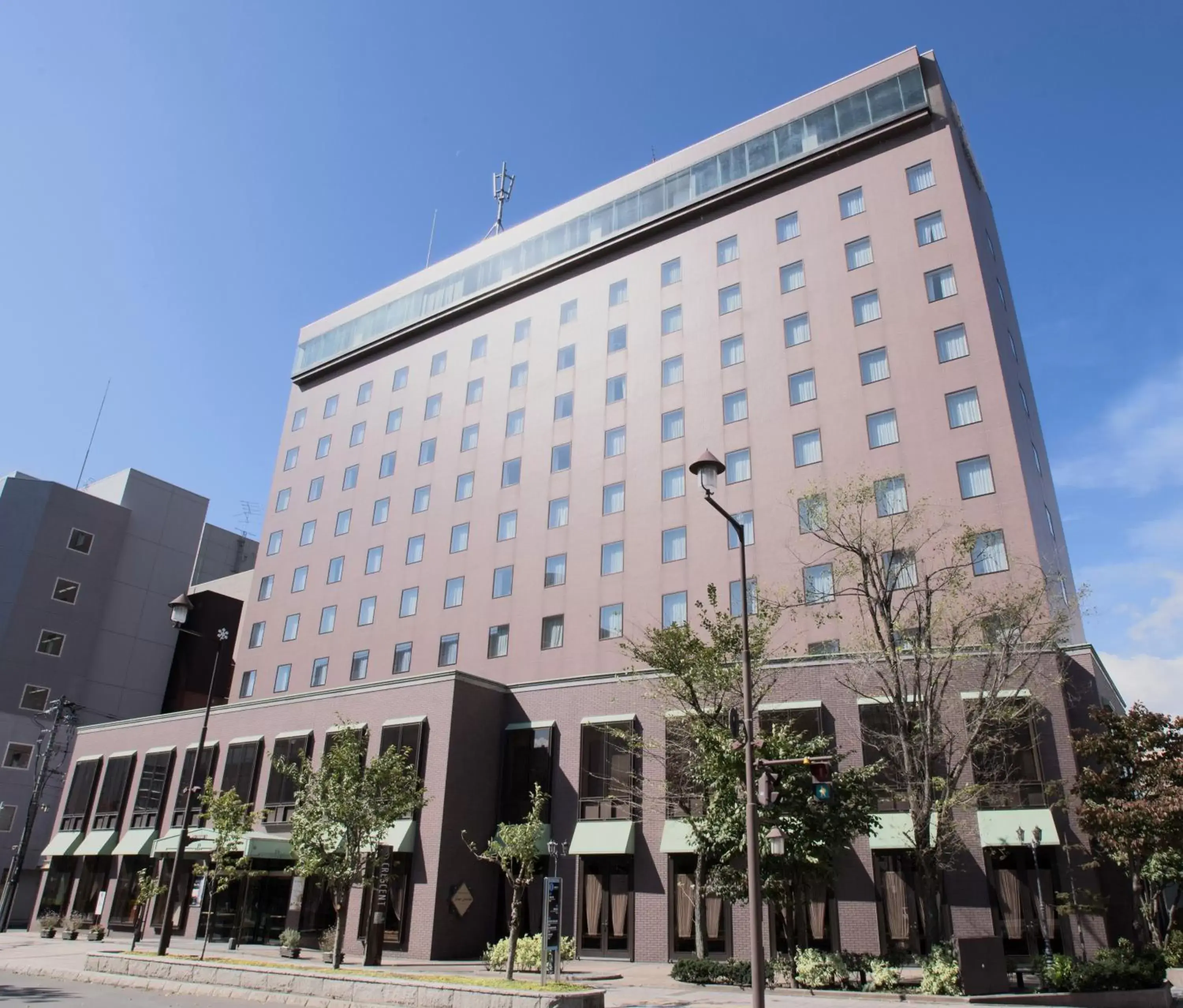 Facade/entrance, Property Building in Hotel Crescent Asahikawa