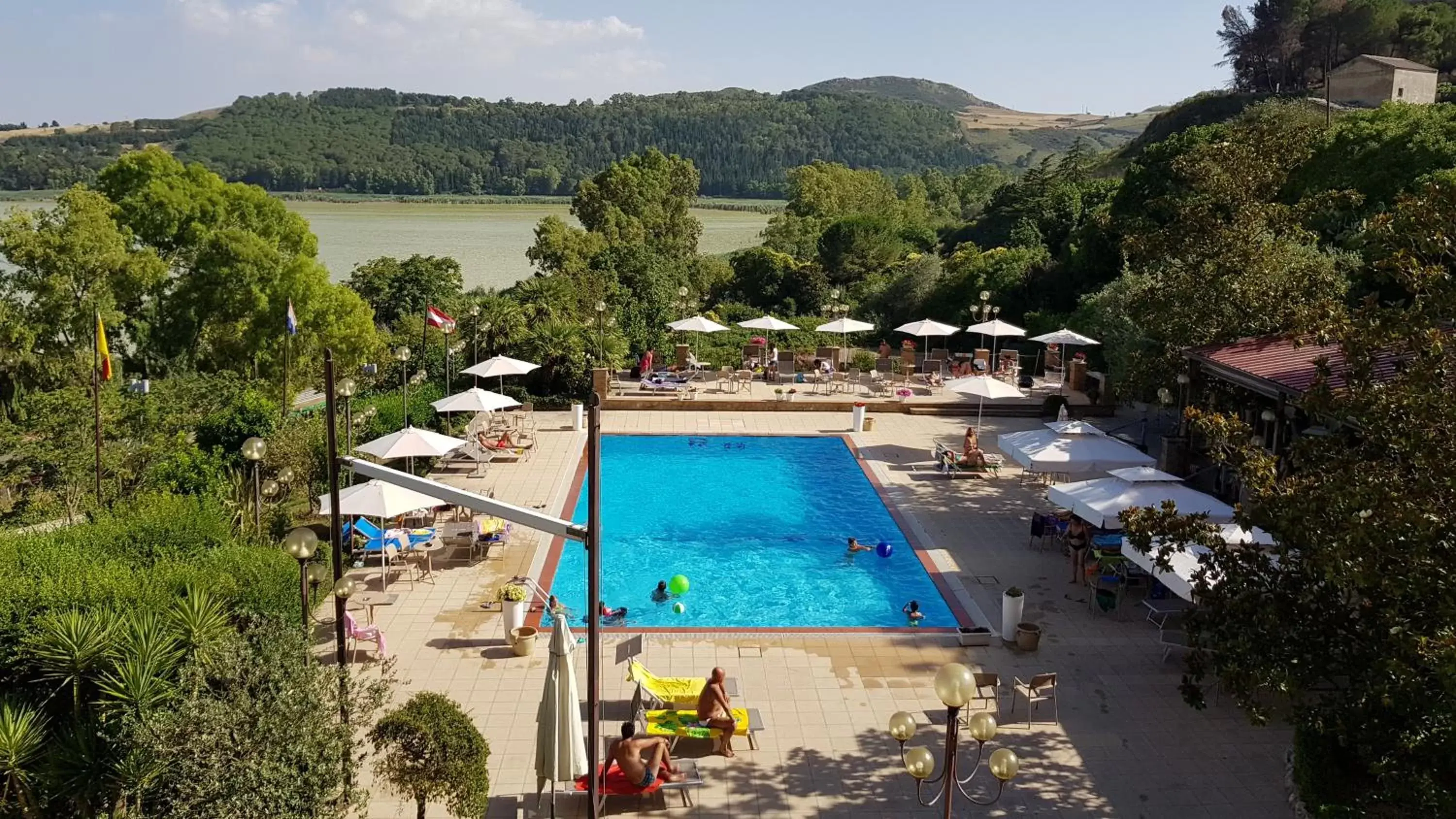 Pool View in Riviera Hotel