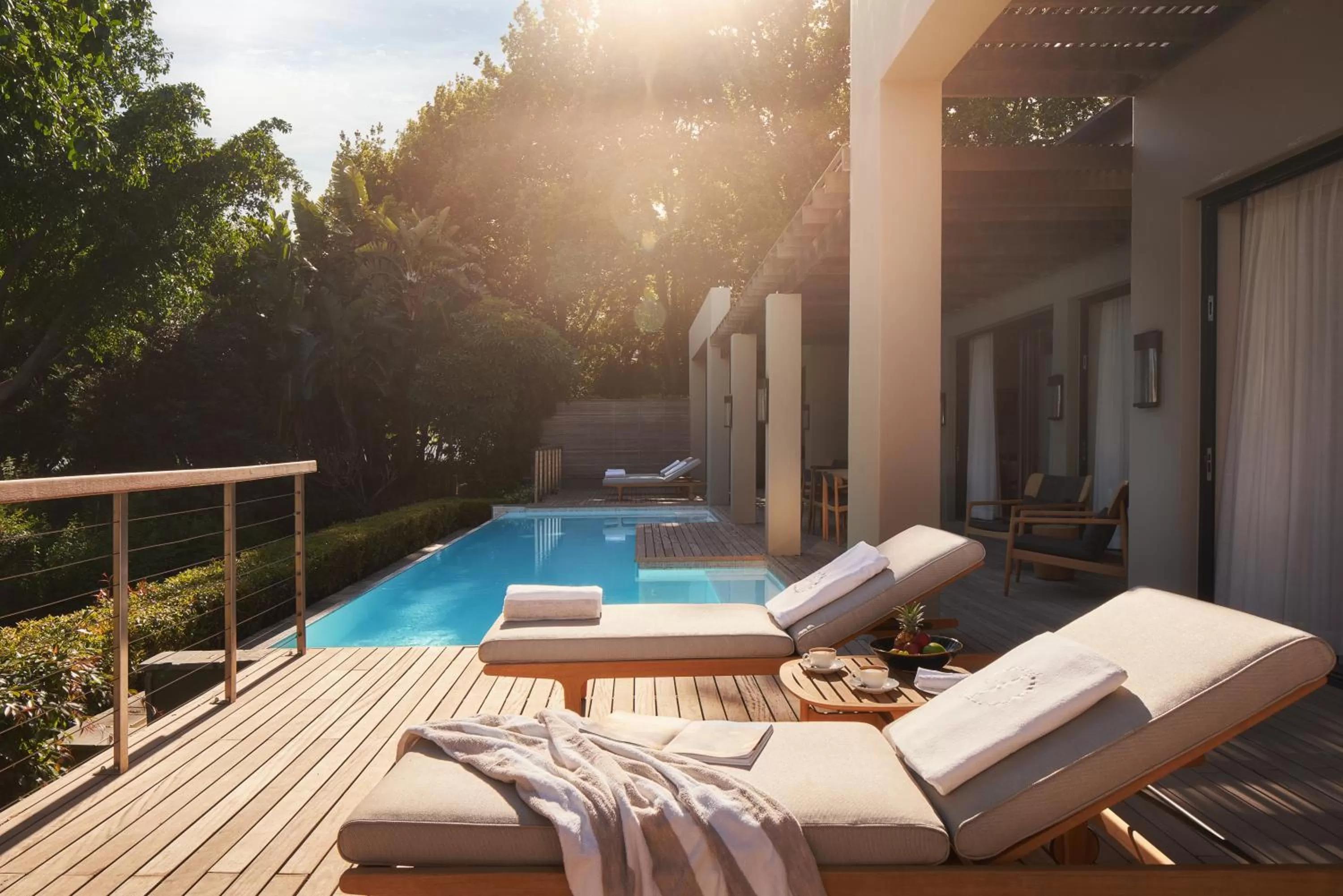 Garden in Delaire Graff Lodges and Spa