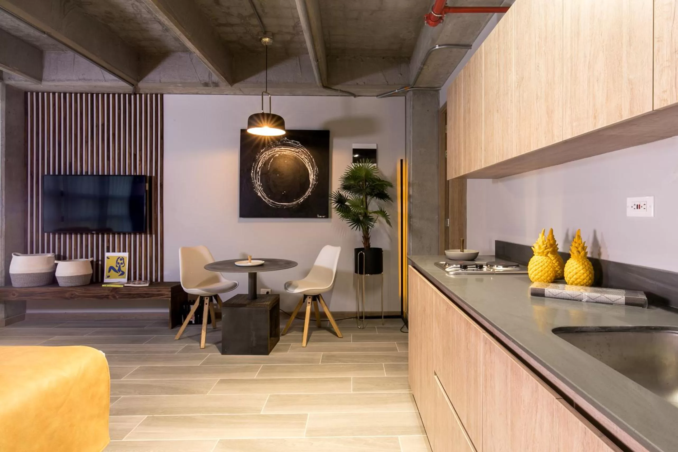 TV and multimedia in Factory Lofts Hotel