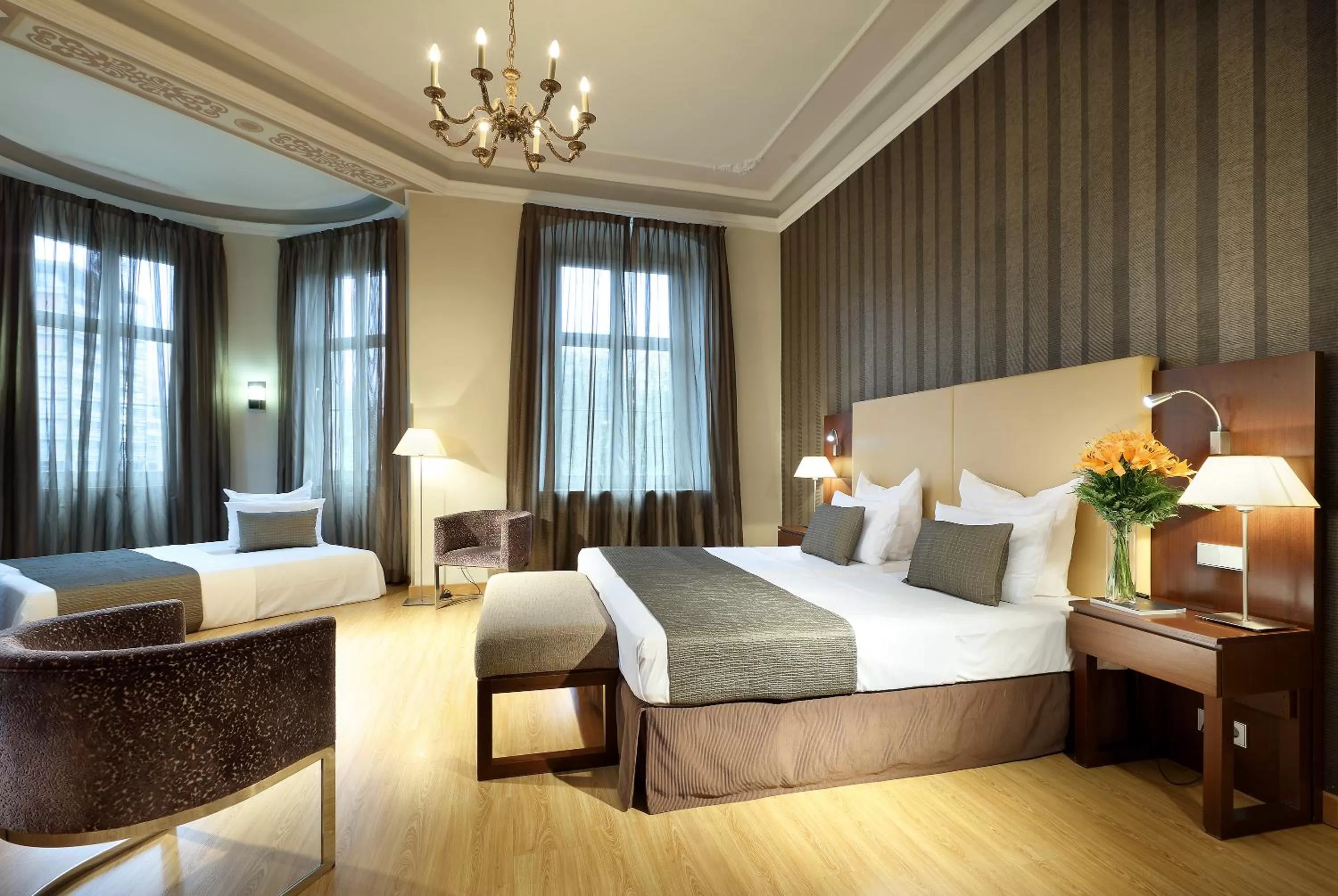 Bed in Eurostars Park Hotel Maximilian