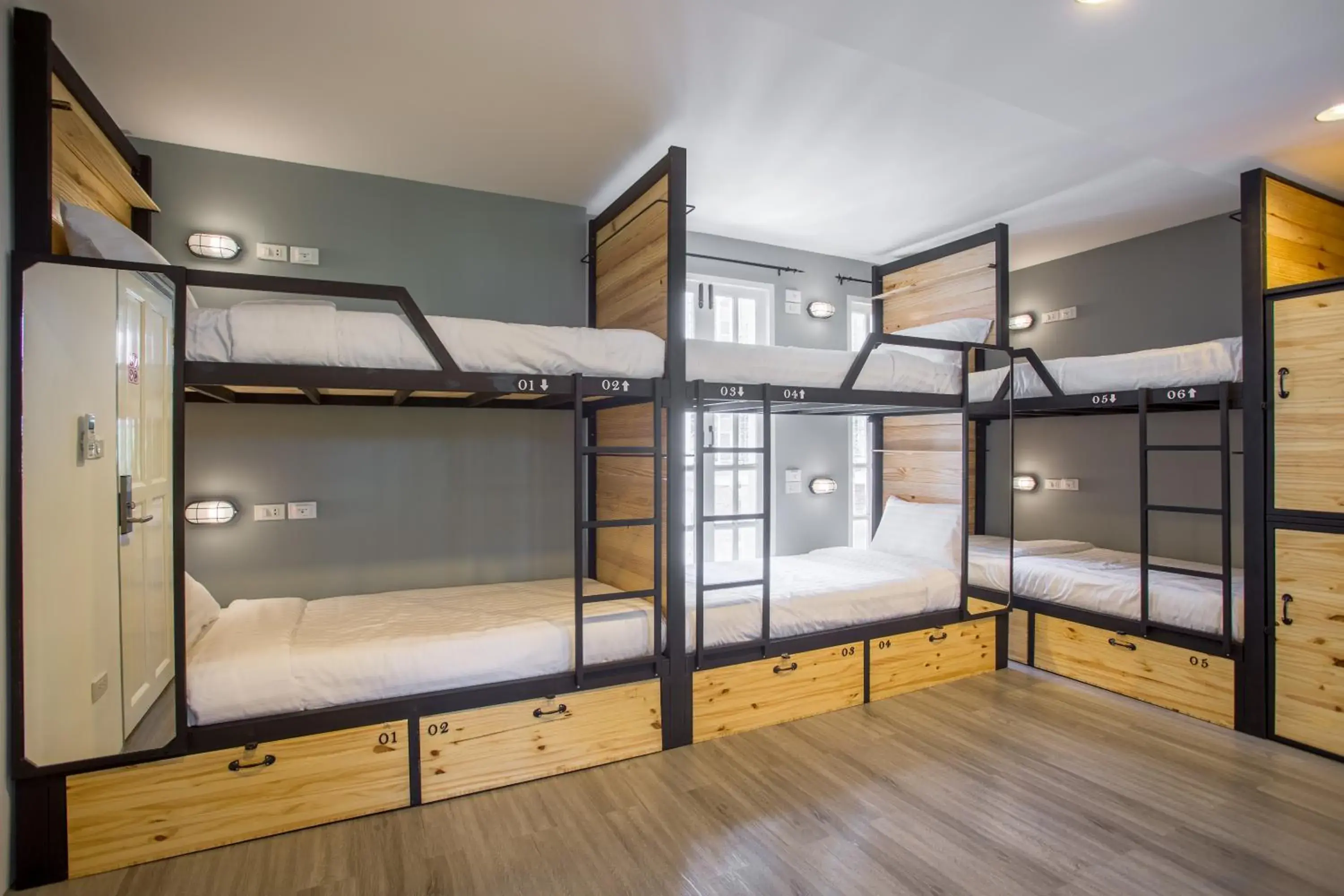 Bedroom, Bunk Bed in X9Hostel
