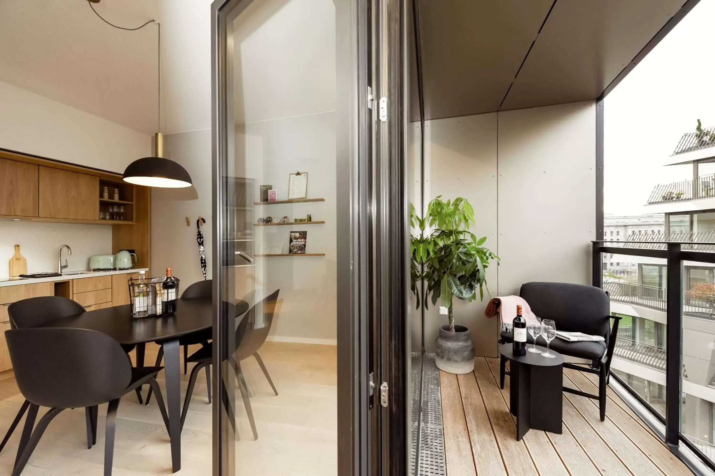 Balcony/Terrace in Wilde Aparthotels Berlin, Checkpoint Charlie Balcony/Terrace in Wilde Aparthotels Berlin, Checkpoint Charlie