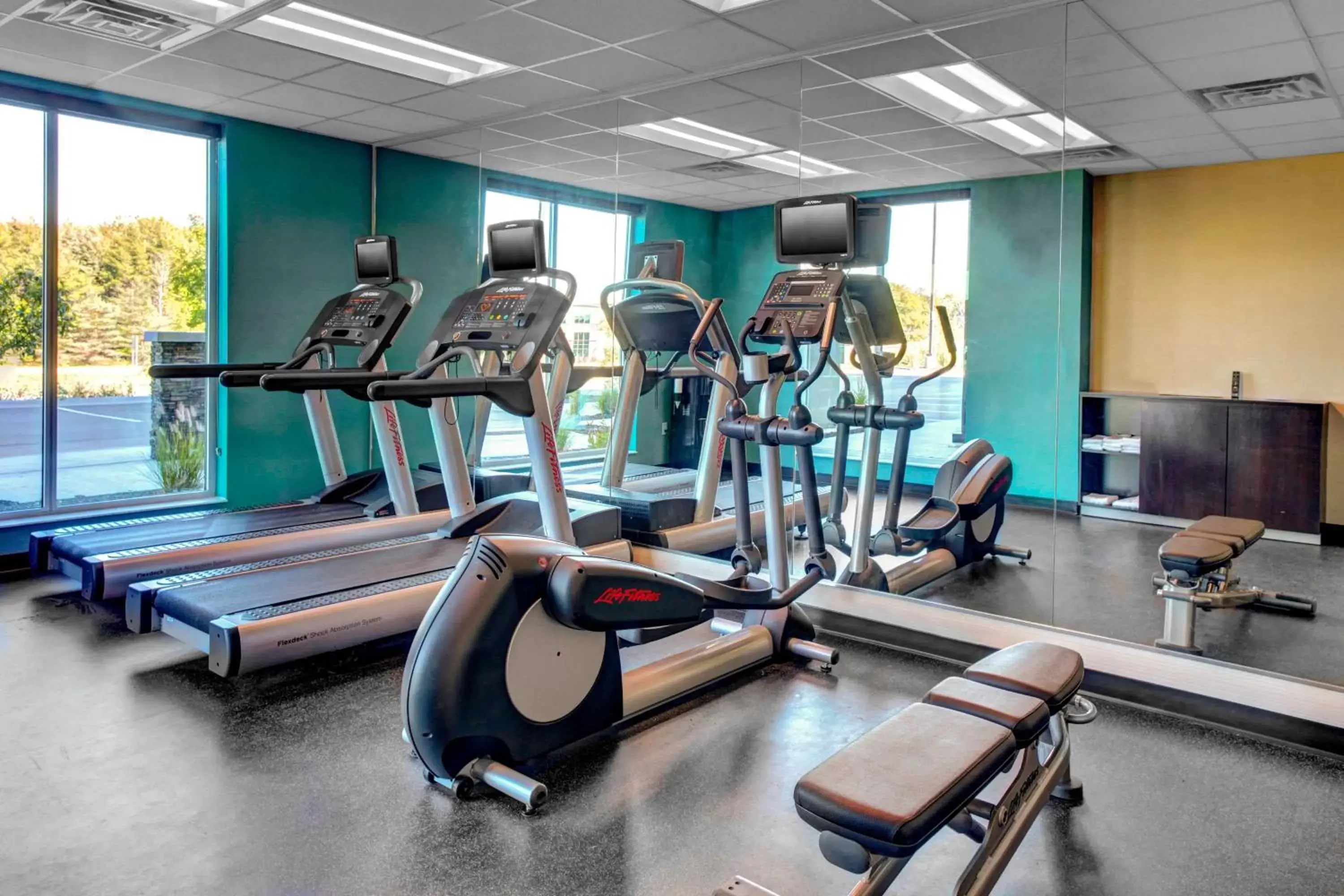 Fitness centre/facilities, Fitness Center/Facilities in Fairfield Inn & Suites by Marriott Lansing at Eastwood