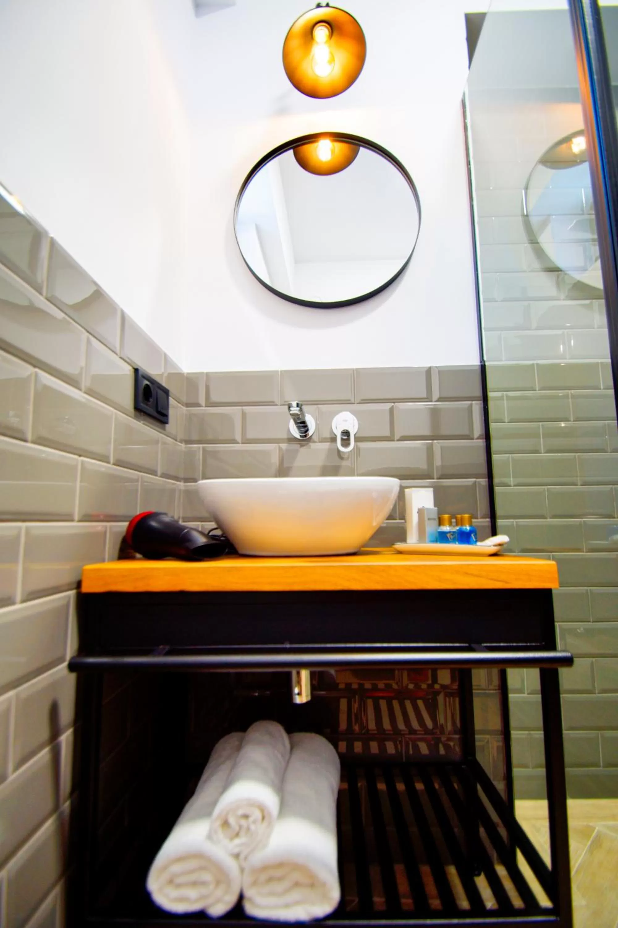 Bathroom in Borjomi Bridge Hotel