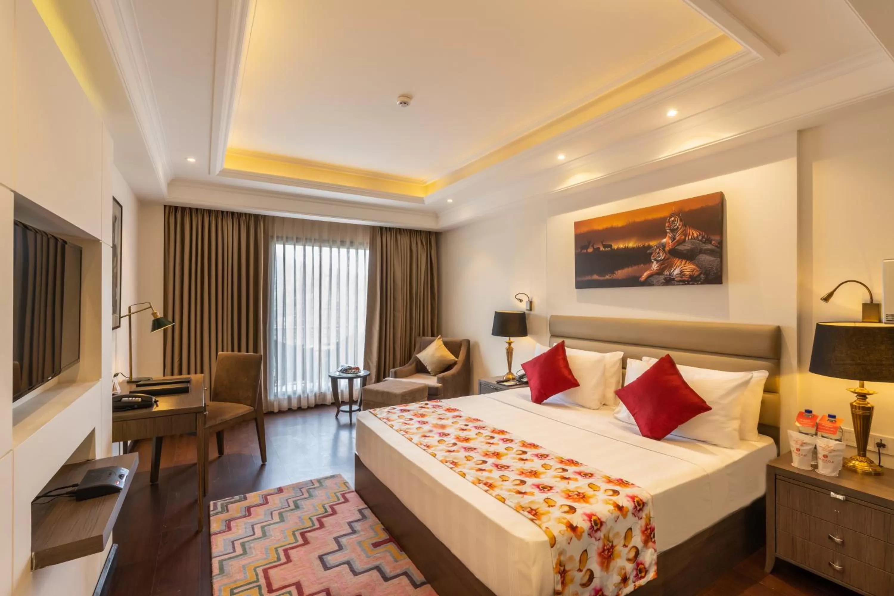 Photo of the whole room, Bed in Ramada by Wyndham Kasauli