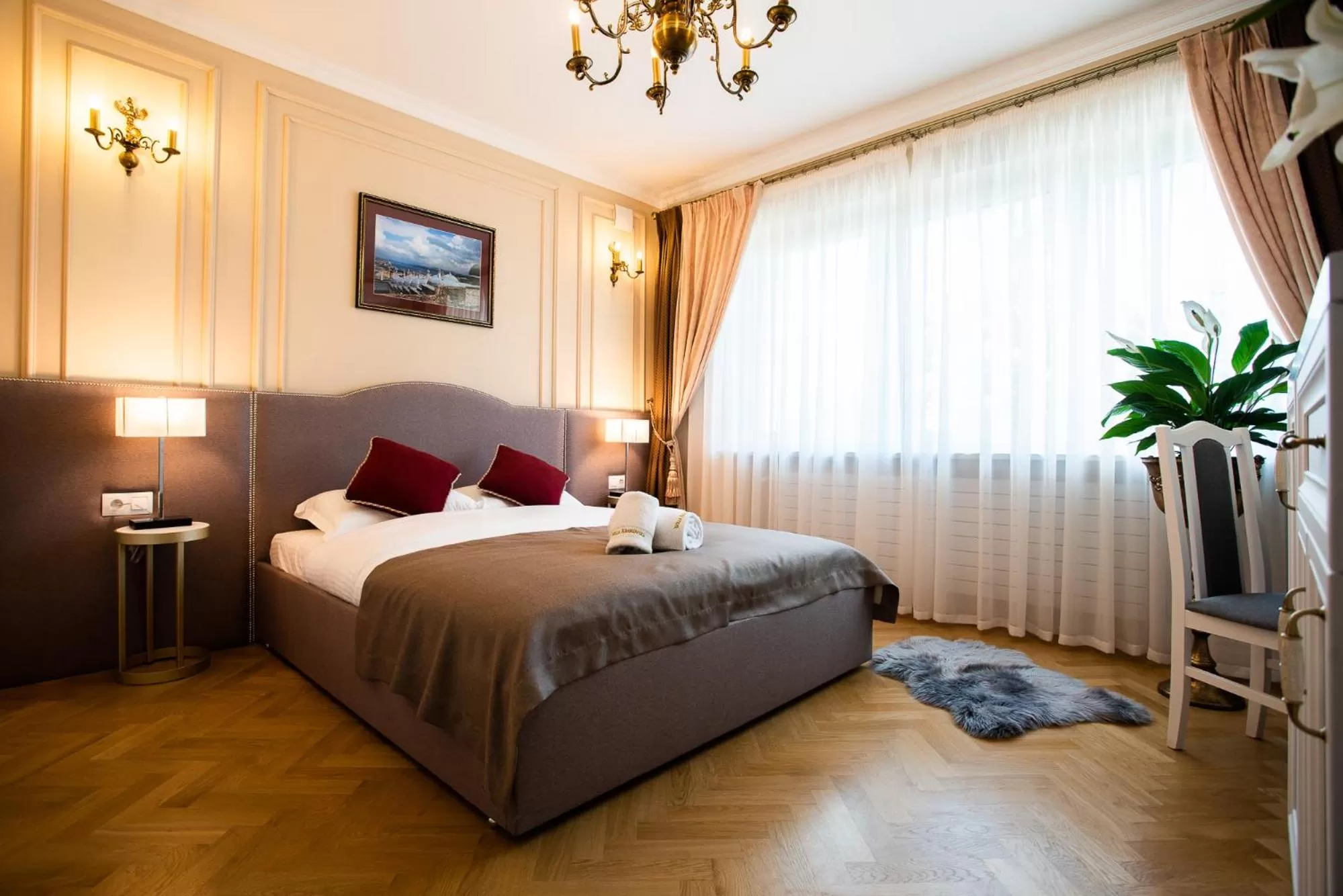 Bed in Willa Krakowska