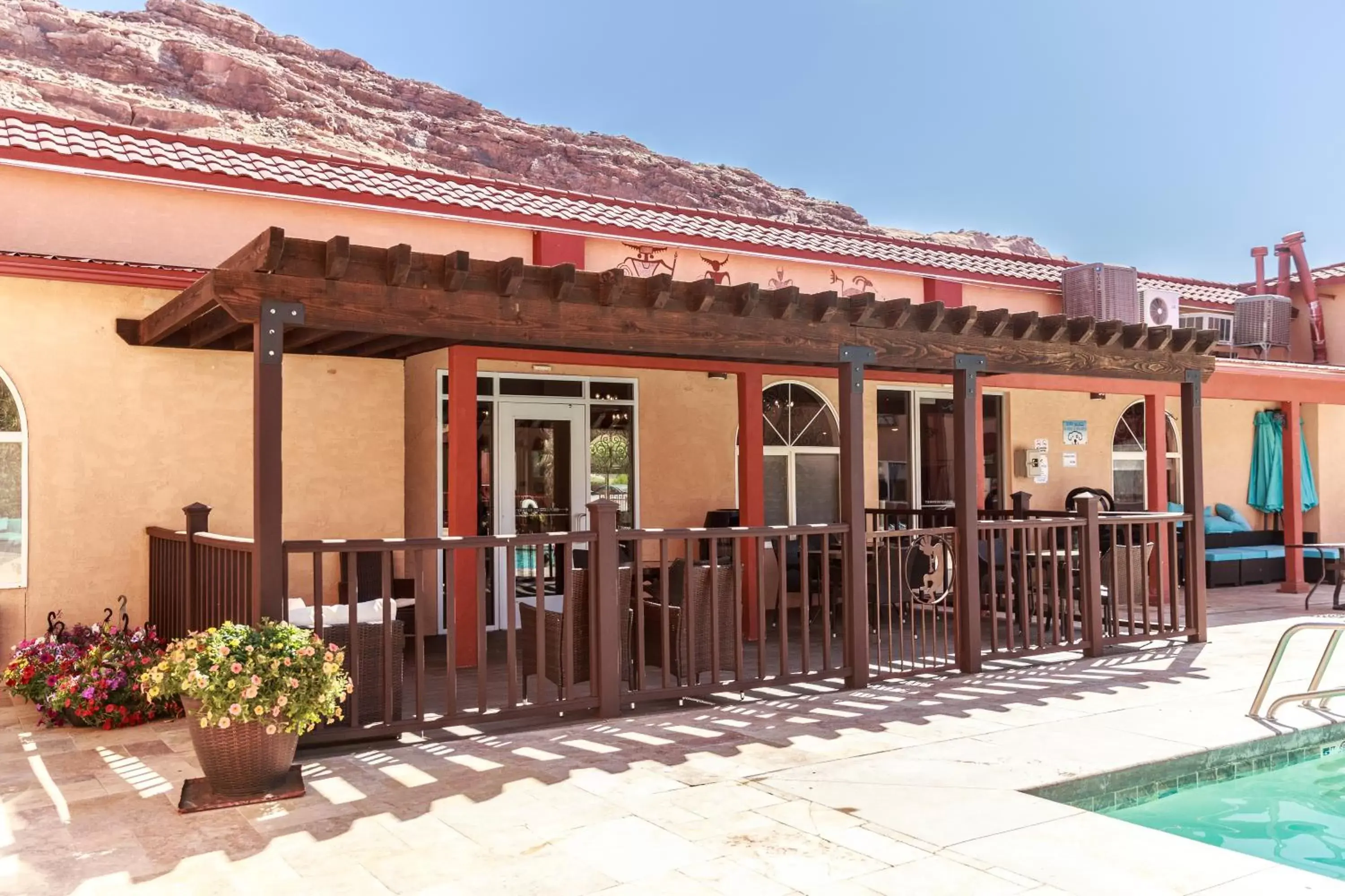 Patio, Property Building in Aarchway Inn