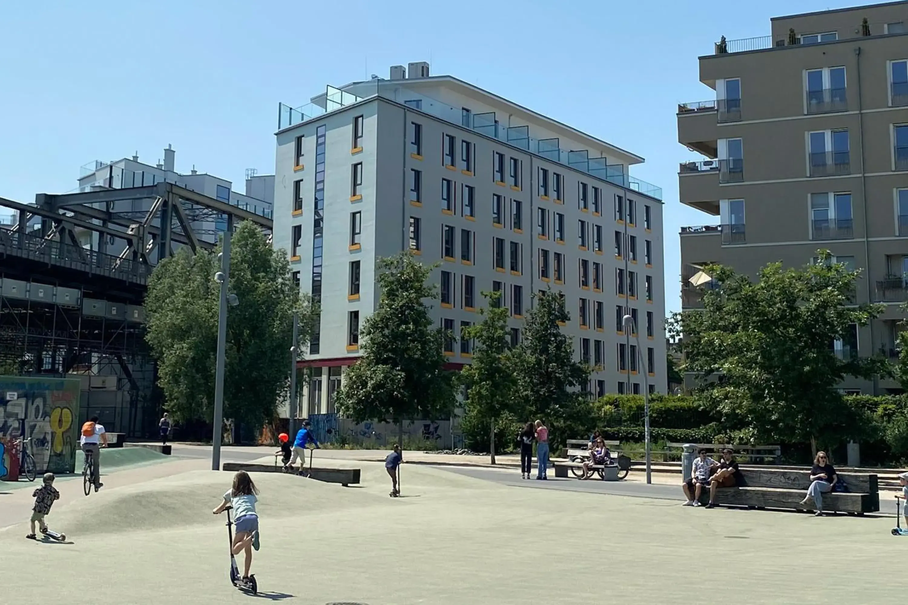 Property building in Vienna House Easy by Wyndham Berlin Potsdamer Platz Property building in Vienna House Easy by Wyndham Berlin Potsdamer Platz