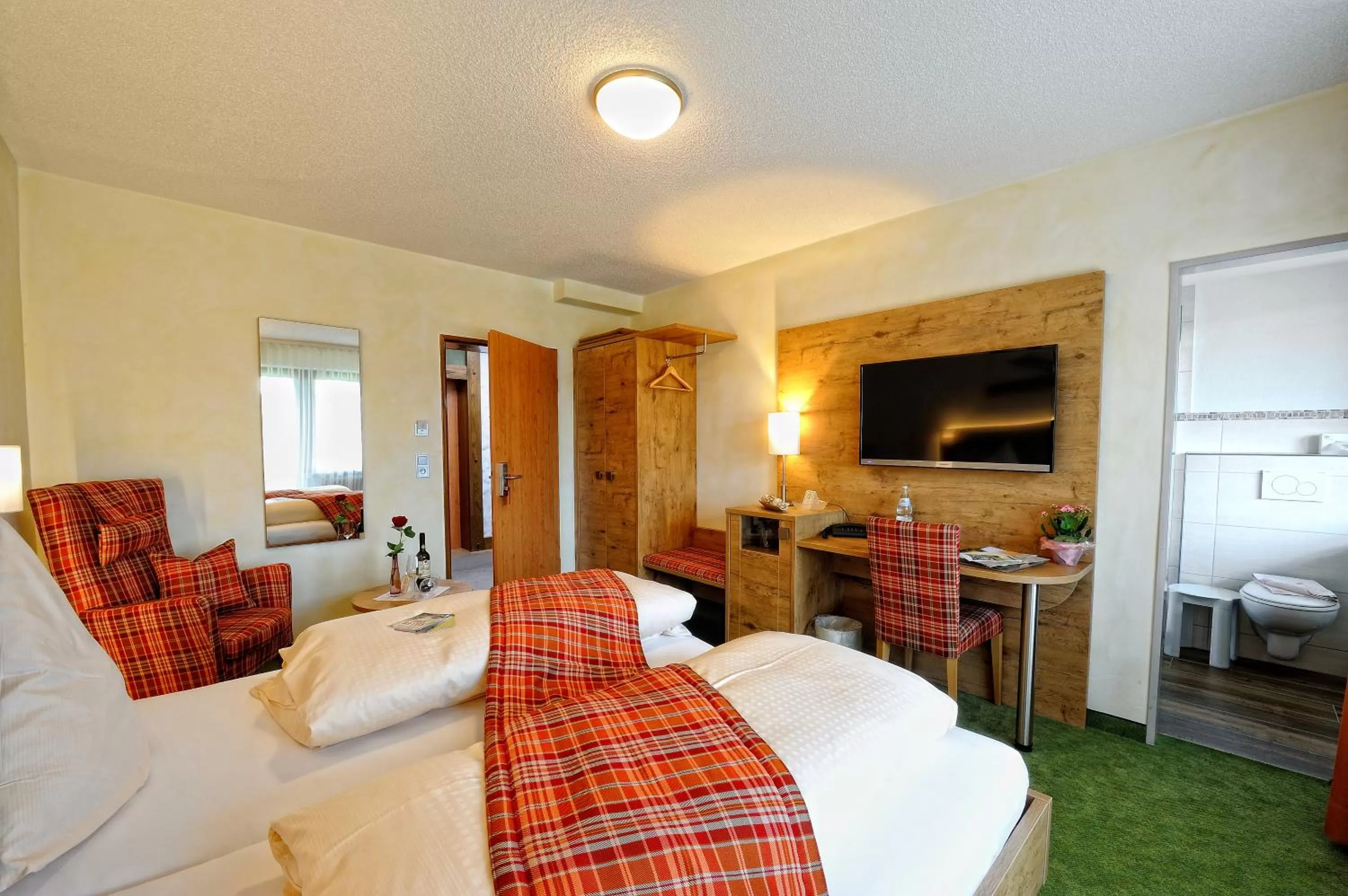 Bed in Wellness-Hotel Talblick