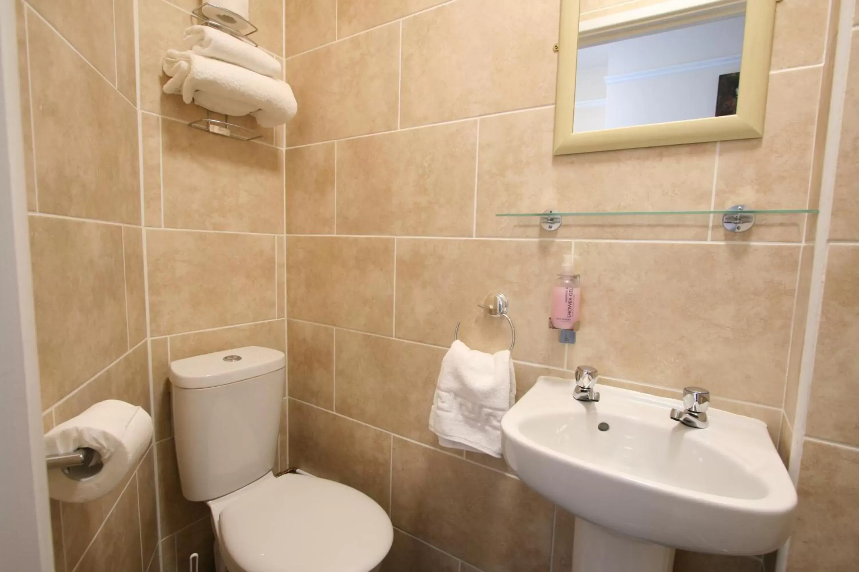 Toilet, Bathroom in Central Hotel Cheltenham by Roomsbooked