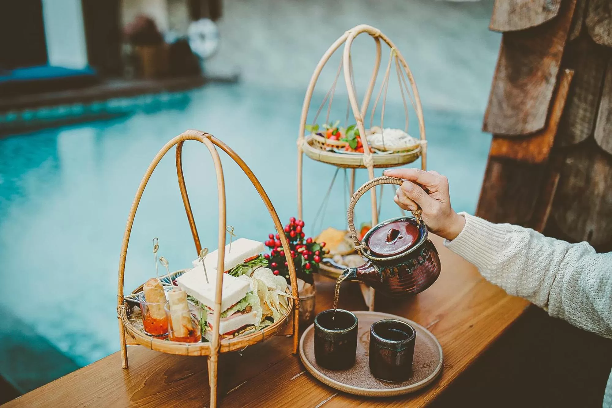 Pool view in THEE Vijit Lanna by TH District